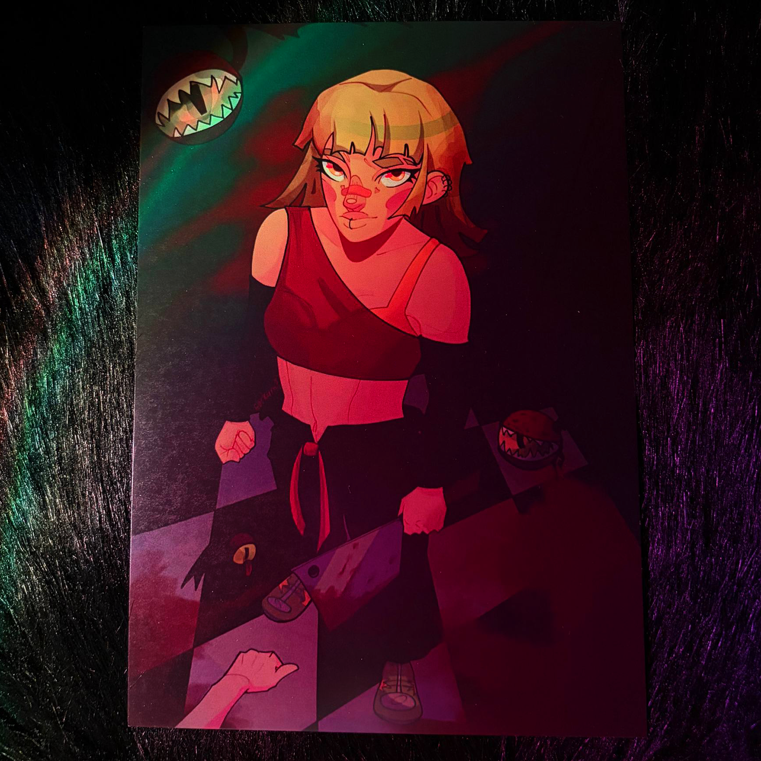 Принт А5 "будь осторожнее"