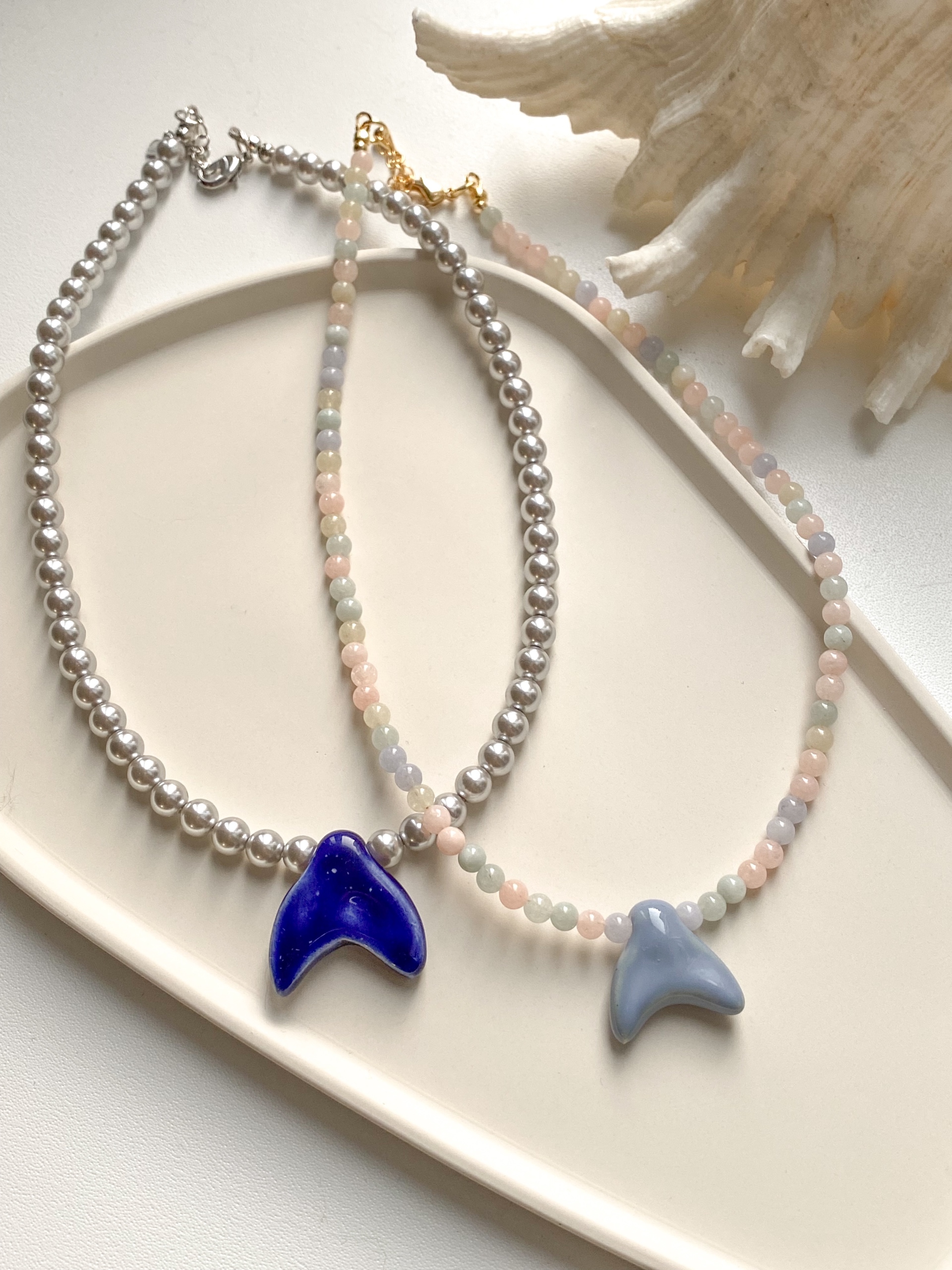 Чокер с керамической подвеской