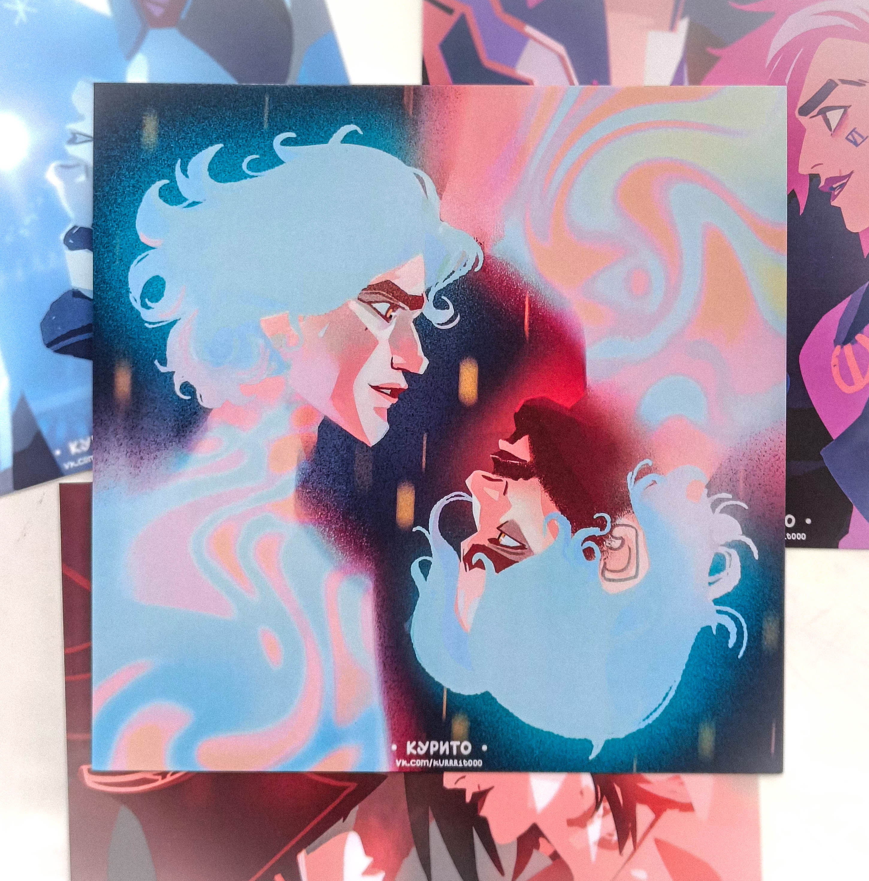 Открытка “Джейс и Виктор космос”