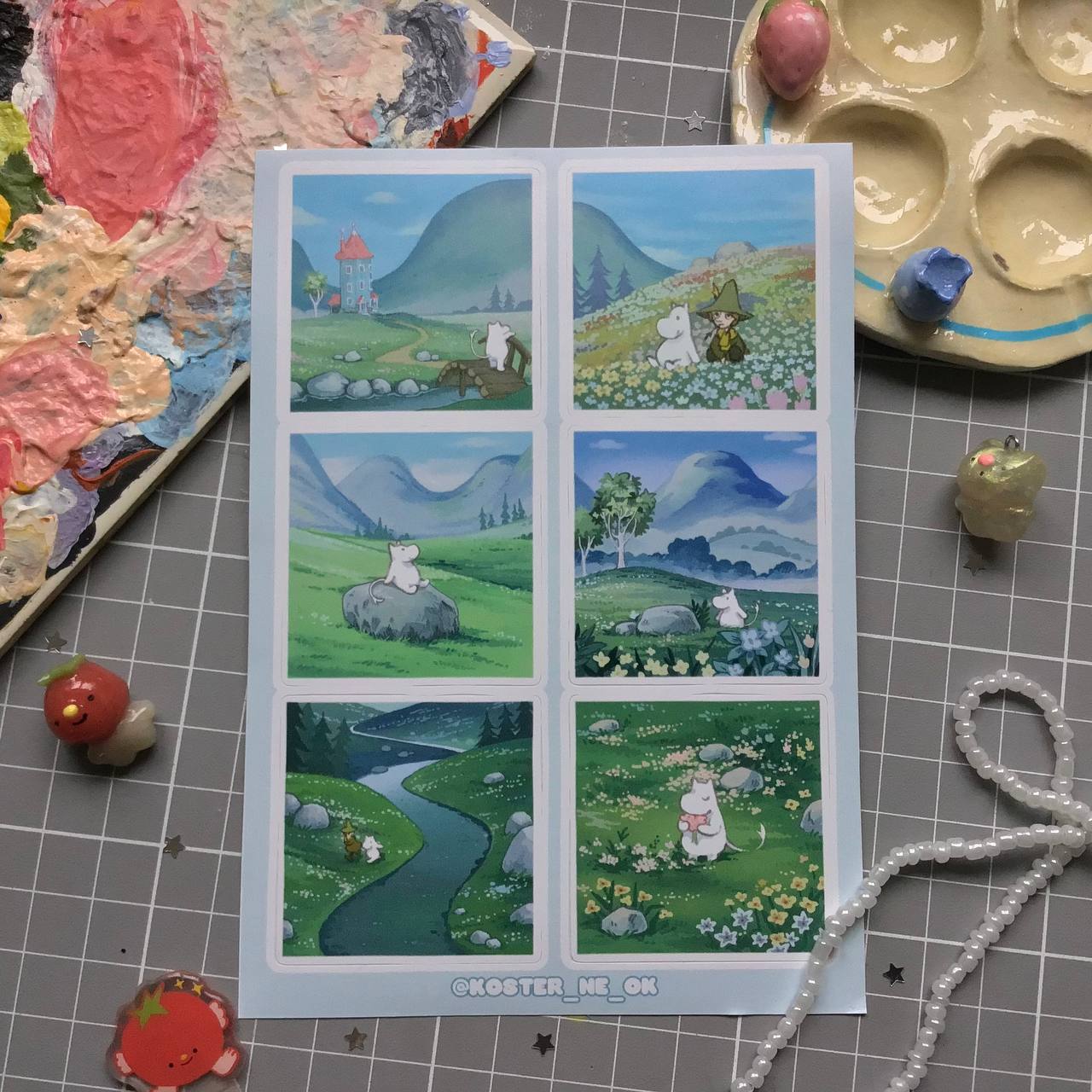 Стикерпак А6 “Мумины”