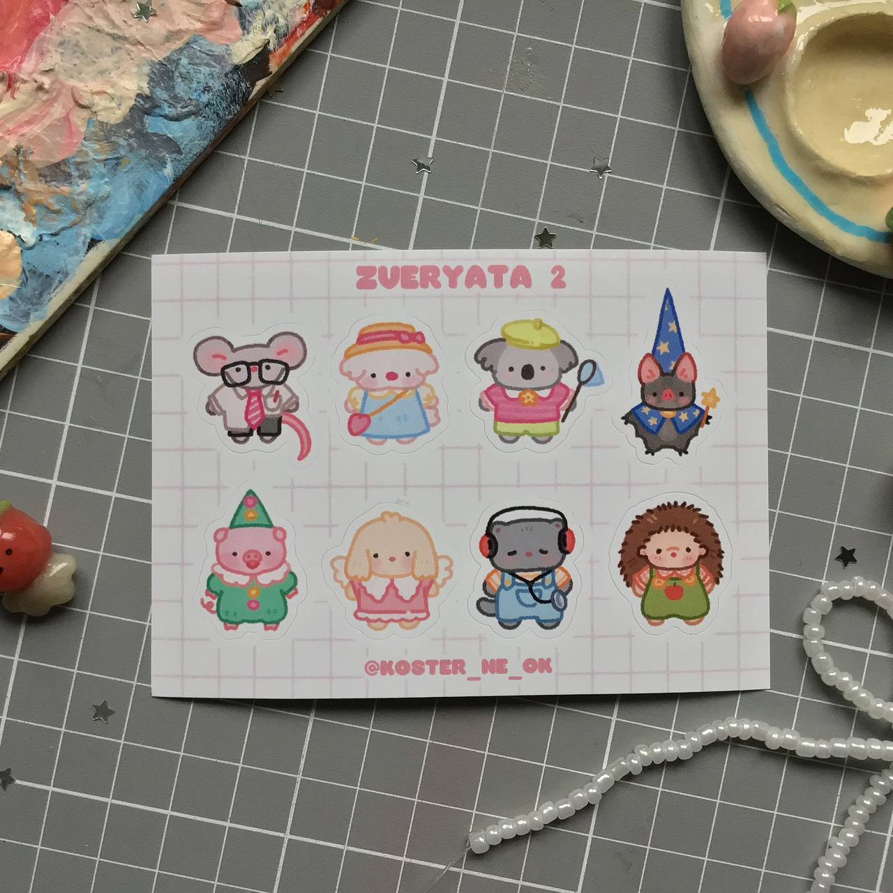 Стикерпак А7 “Зверушки 2”