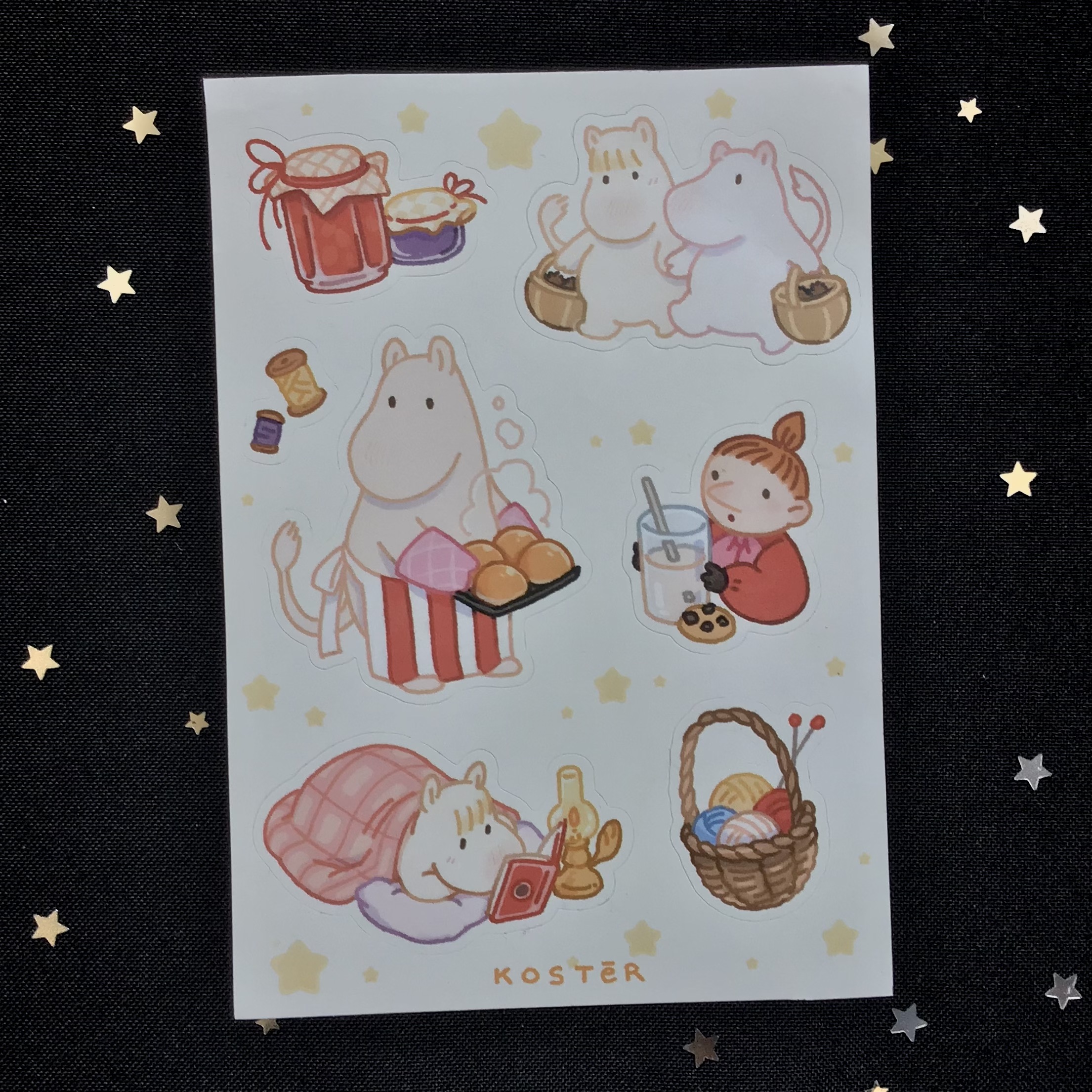 Стикерпак А6 "мумины"