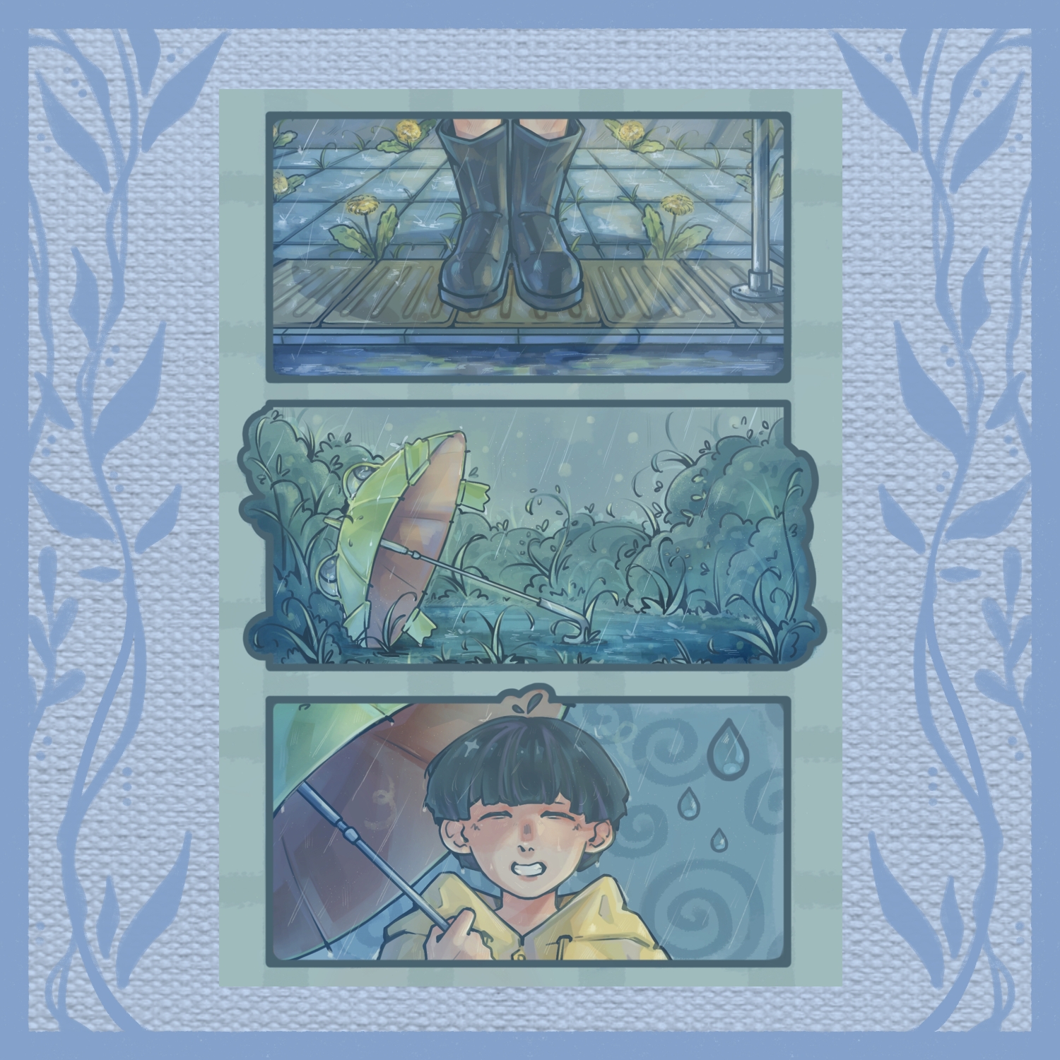 Принт А5 rainy Mob