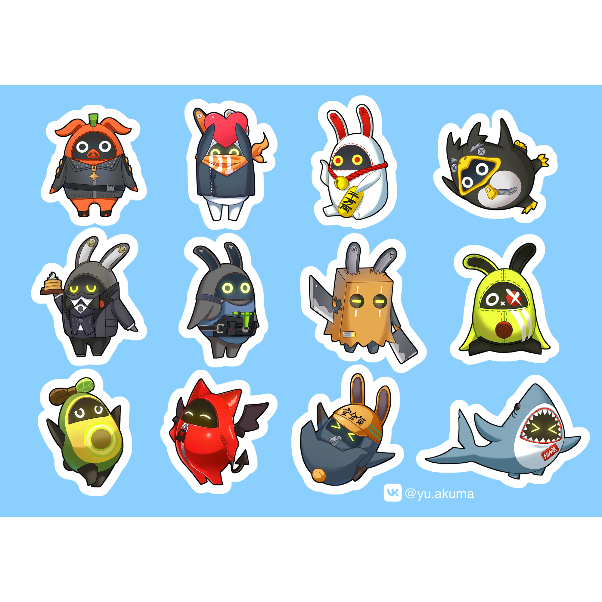 Стикерпак А6 Банбу