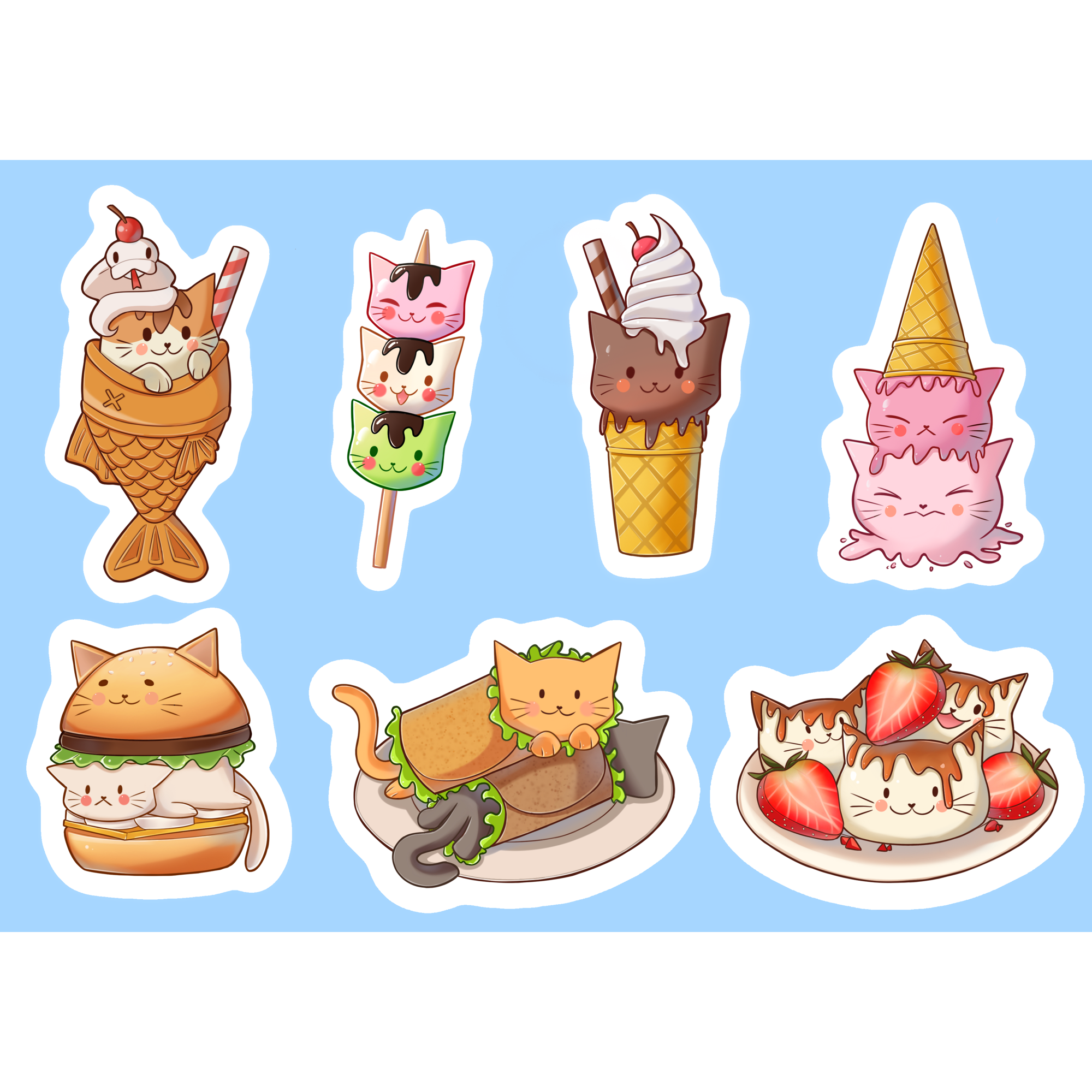 Стикерпак А6 КотоЕда