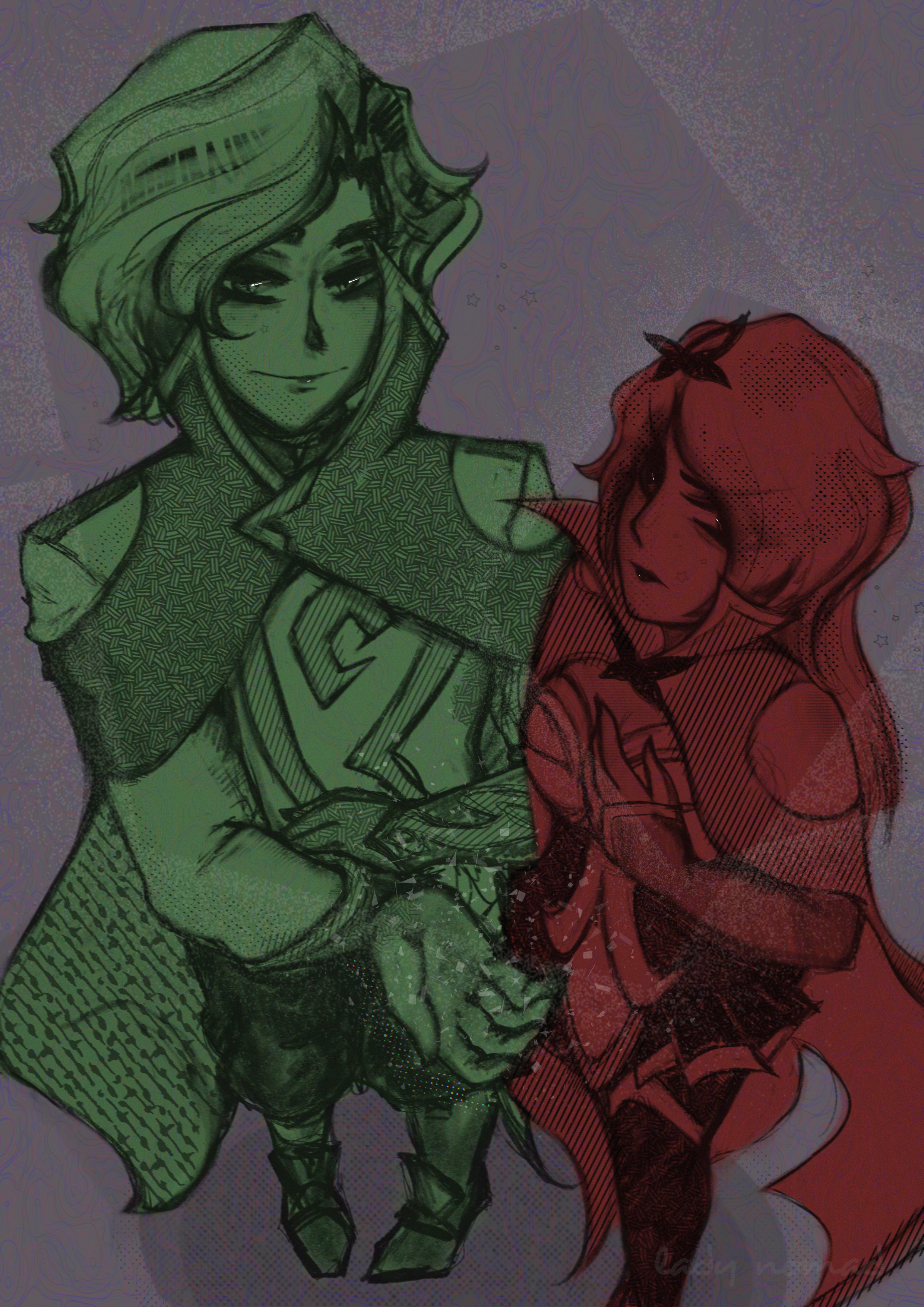 Открытка А5 Близнецы