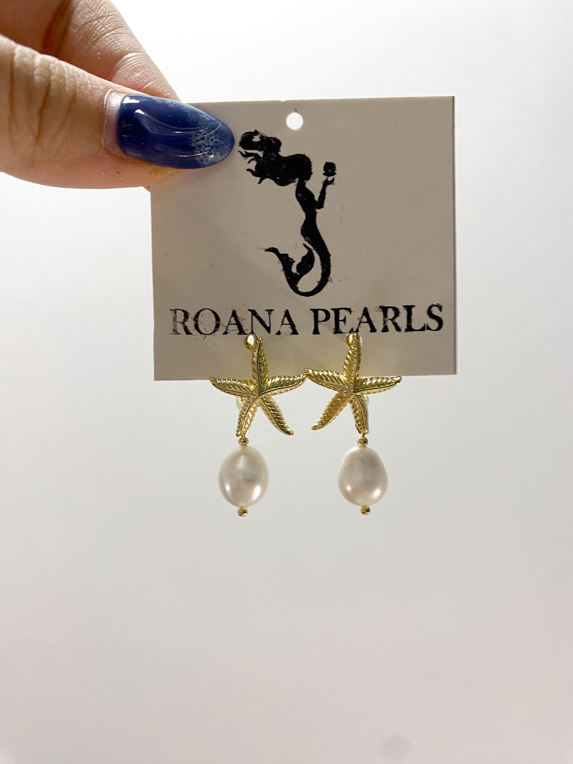 Серьги в морском стиле