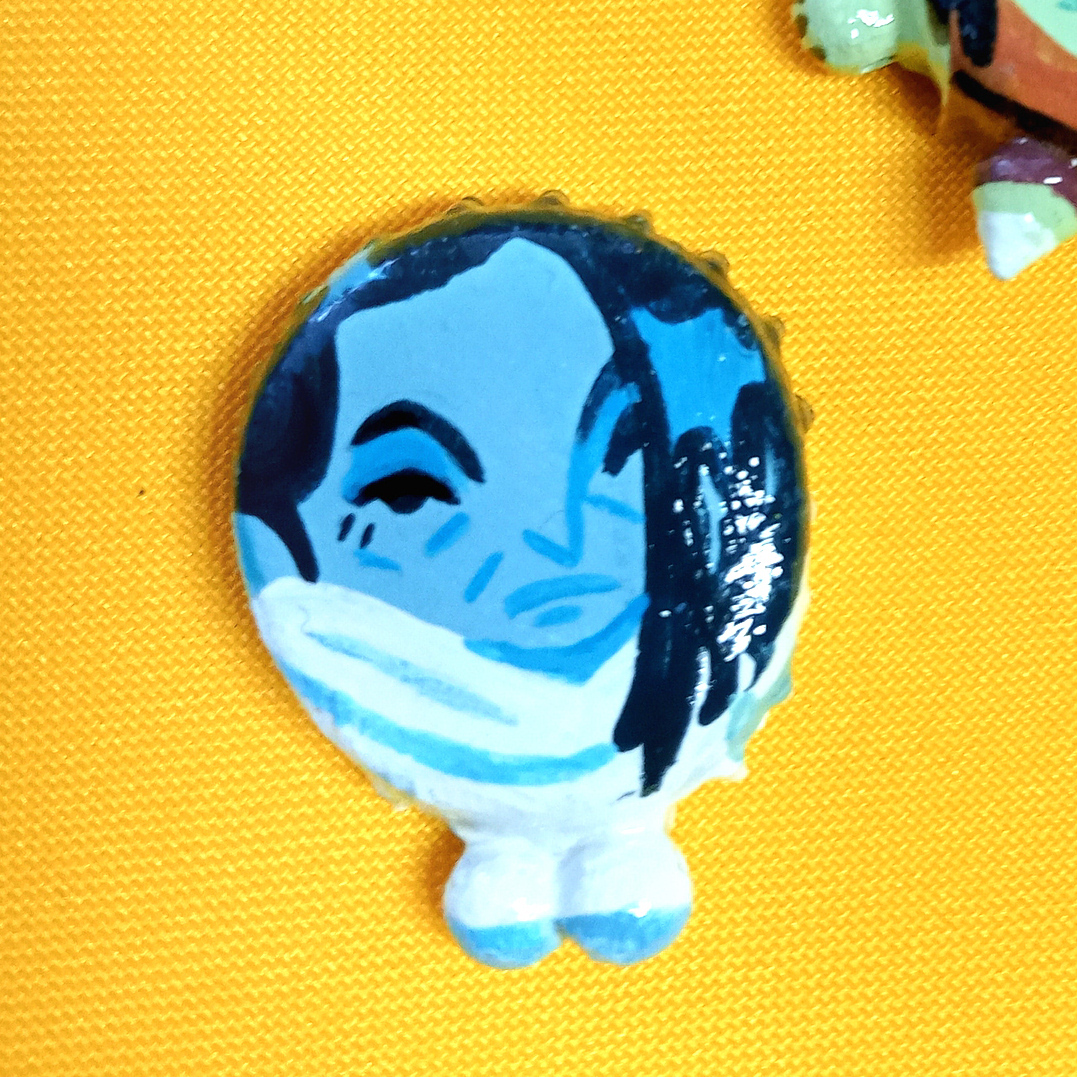 Значок-крышка "Сестра" (No, I'm Not a Human)