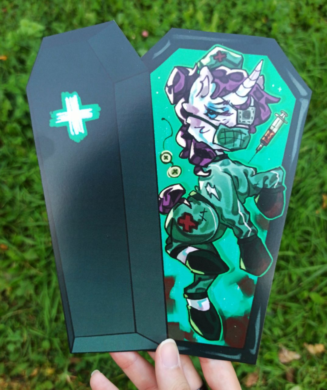 Фигурная открытка Рарити