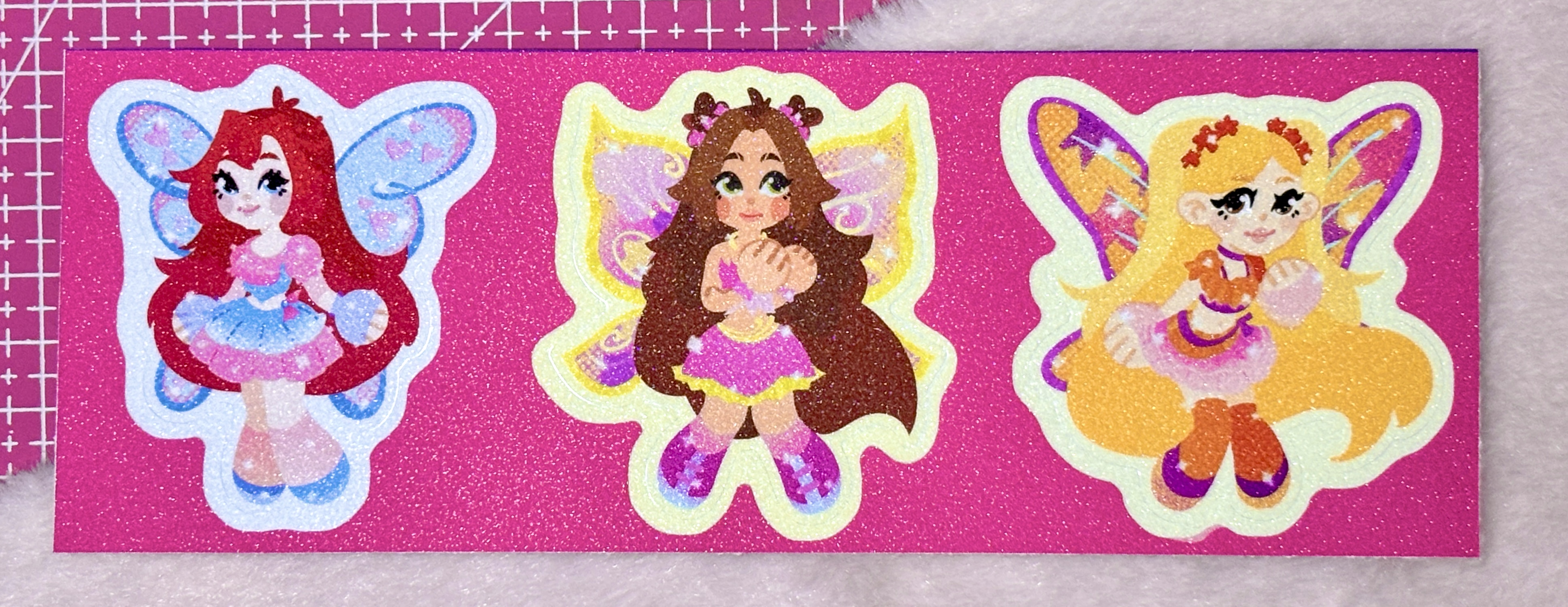 Стикерпак "Винкс. Блум, Флора, Стелла"