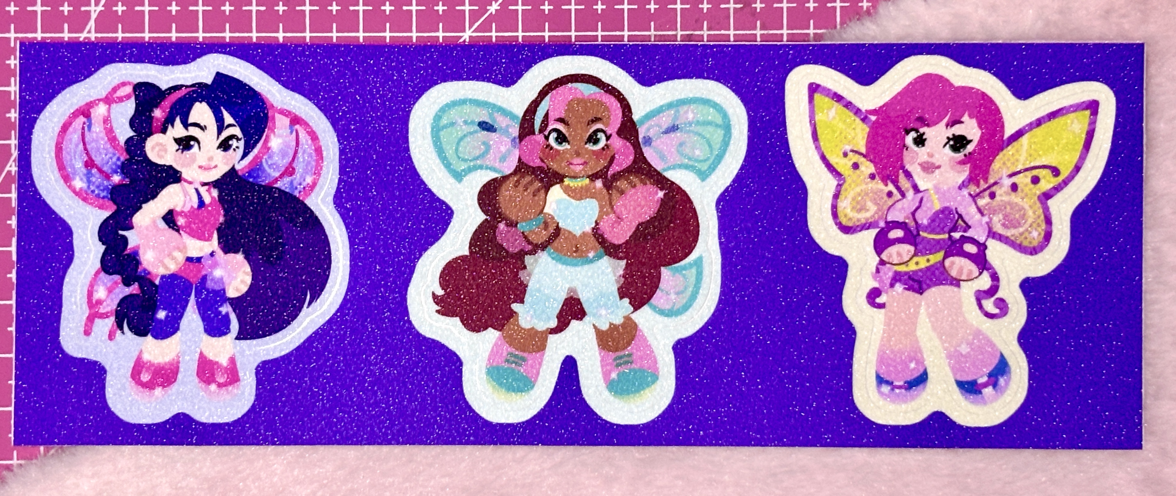 Стикерпак "Винкс. Муза, Лейла, Текна"