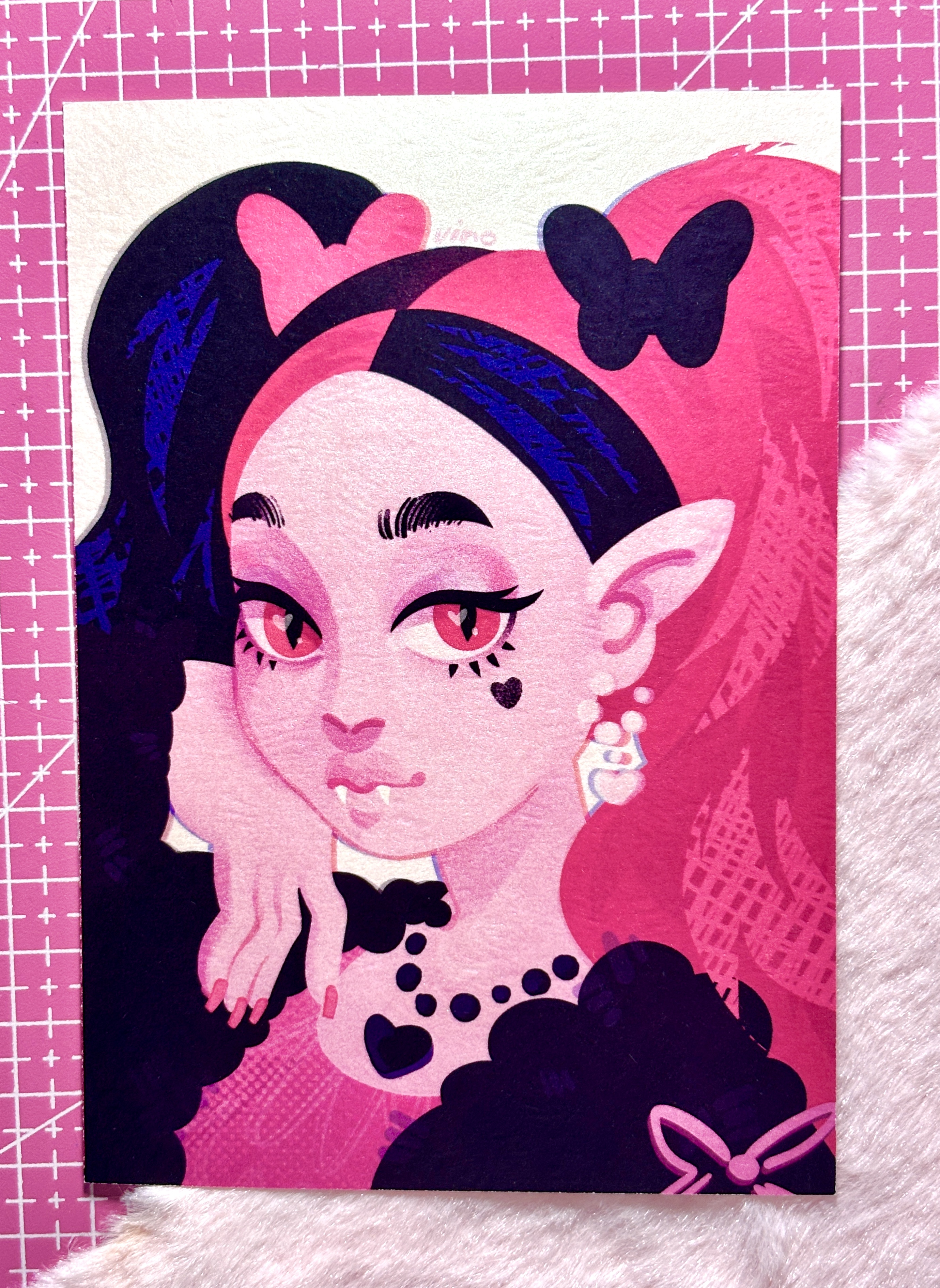 Открытка А6 "Дракулаура"