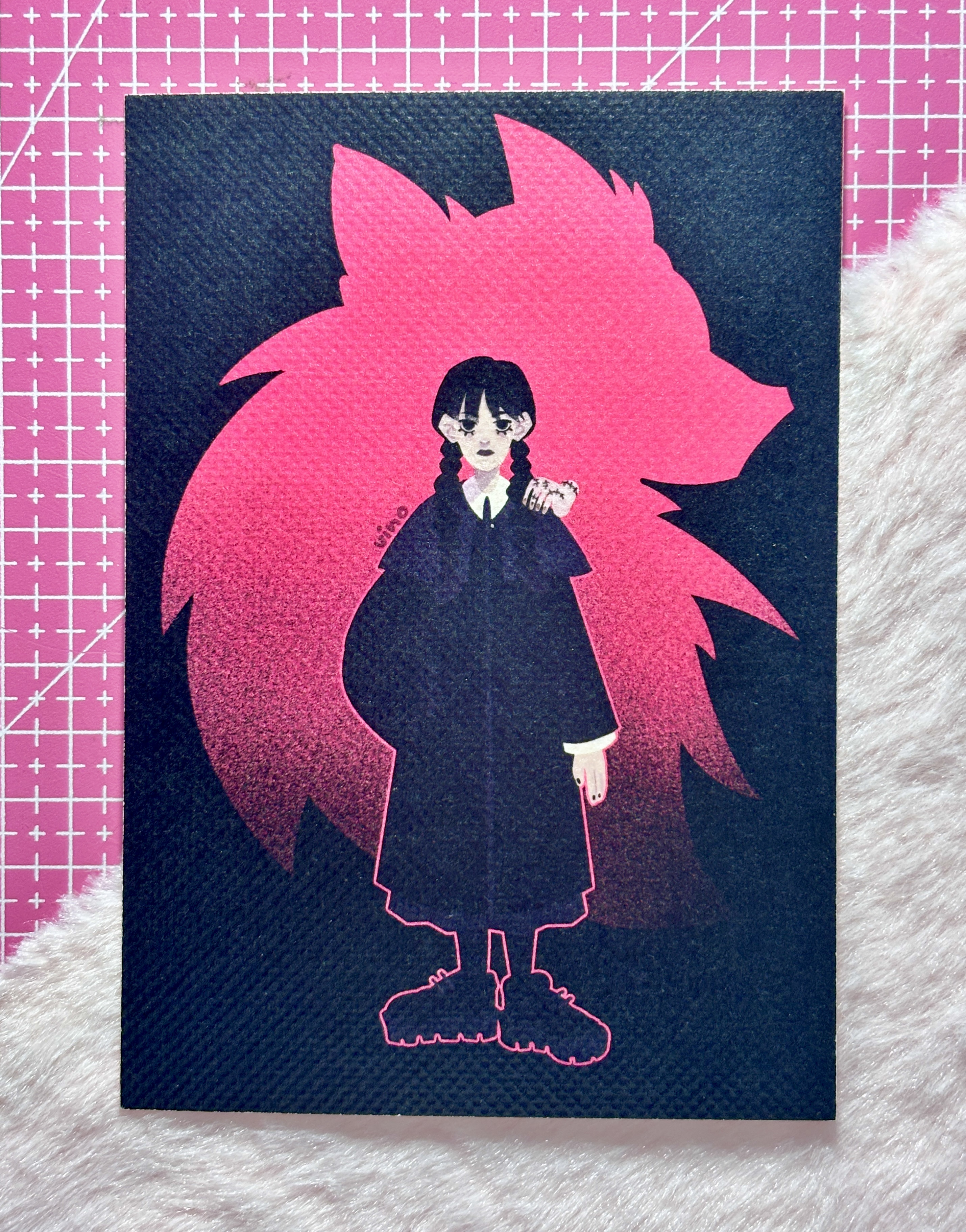 Открытка А6 "Уэнсдей"