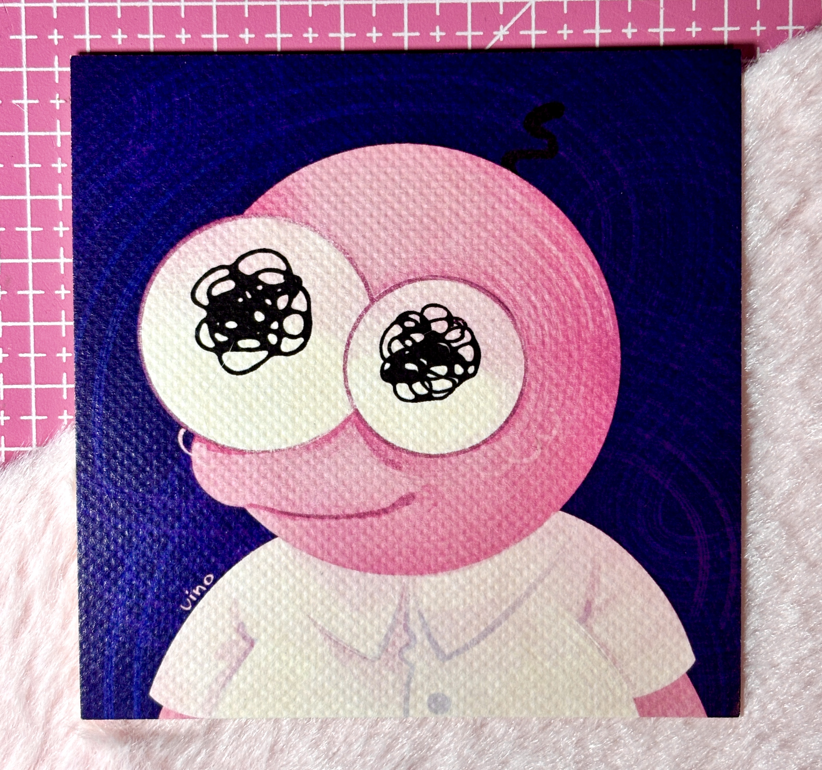 Открытка квадратная "Пим"