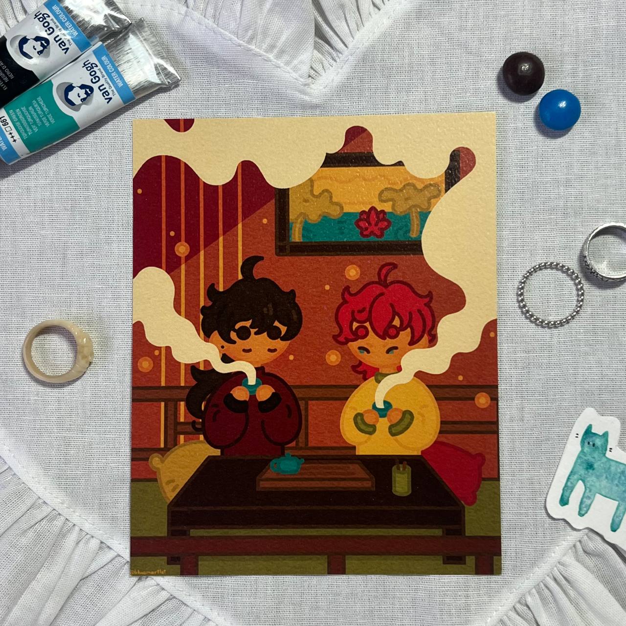 Принт “чжунчи чайная”