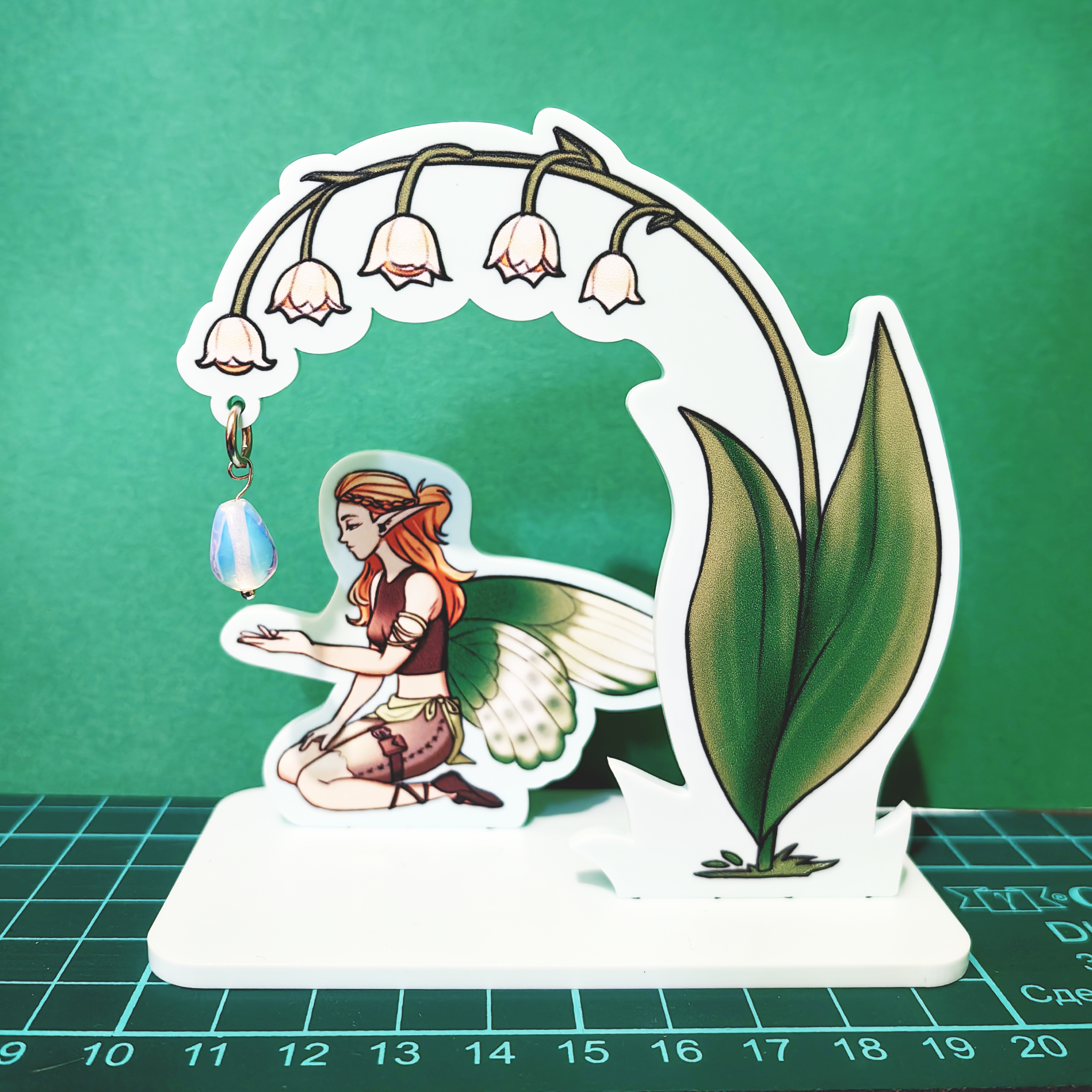 Стенд 7+10 см, мятный Фея