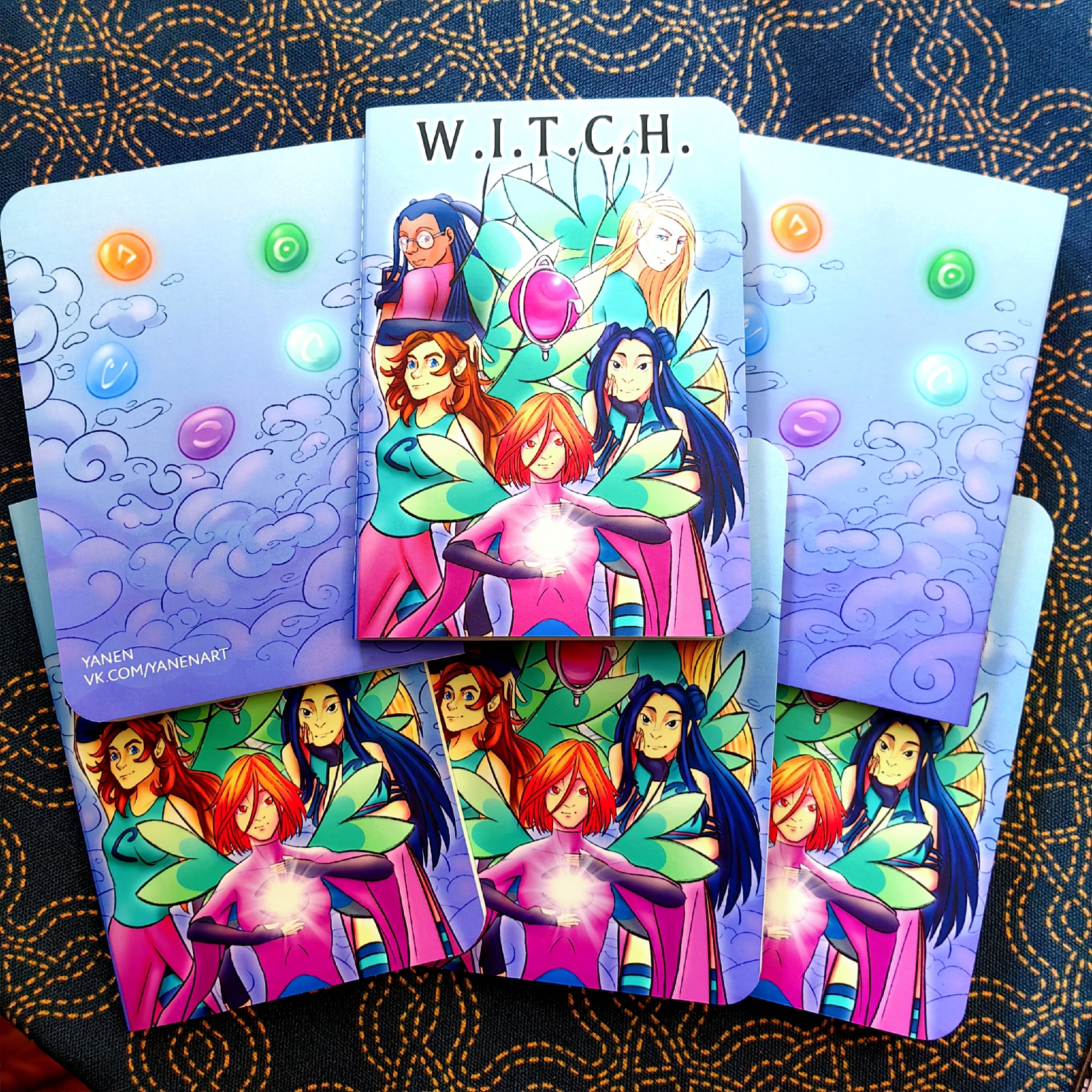 Блокнот а6 без линовки W.I.T.C.H.