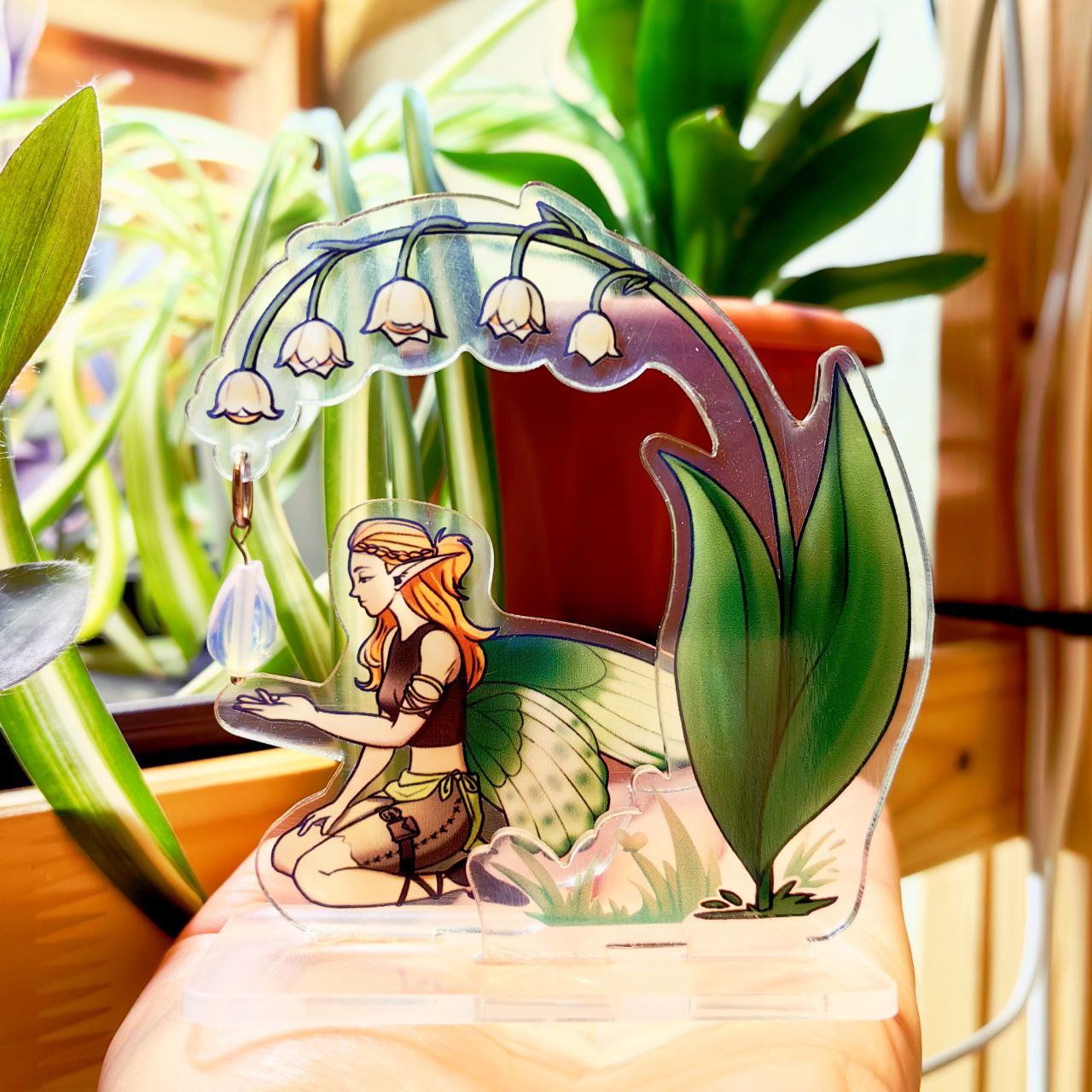 Стенд 7+10 см, прозрачный Фея