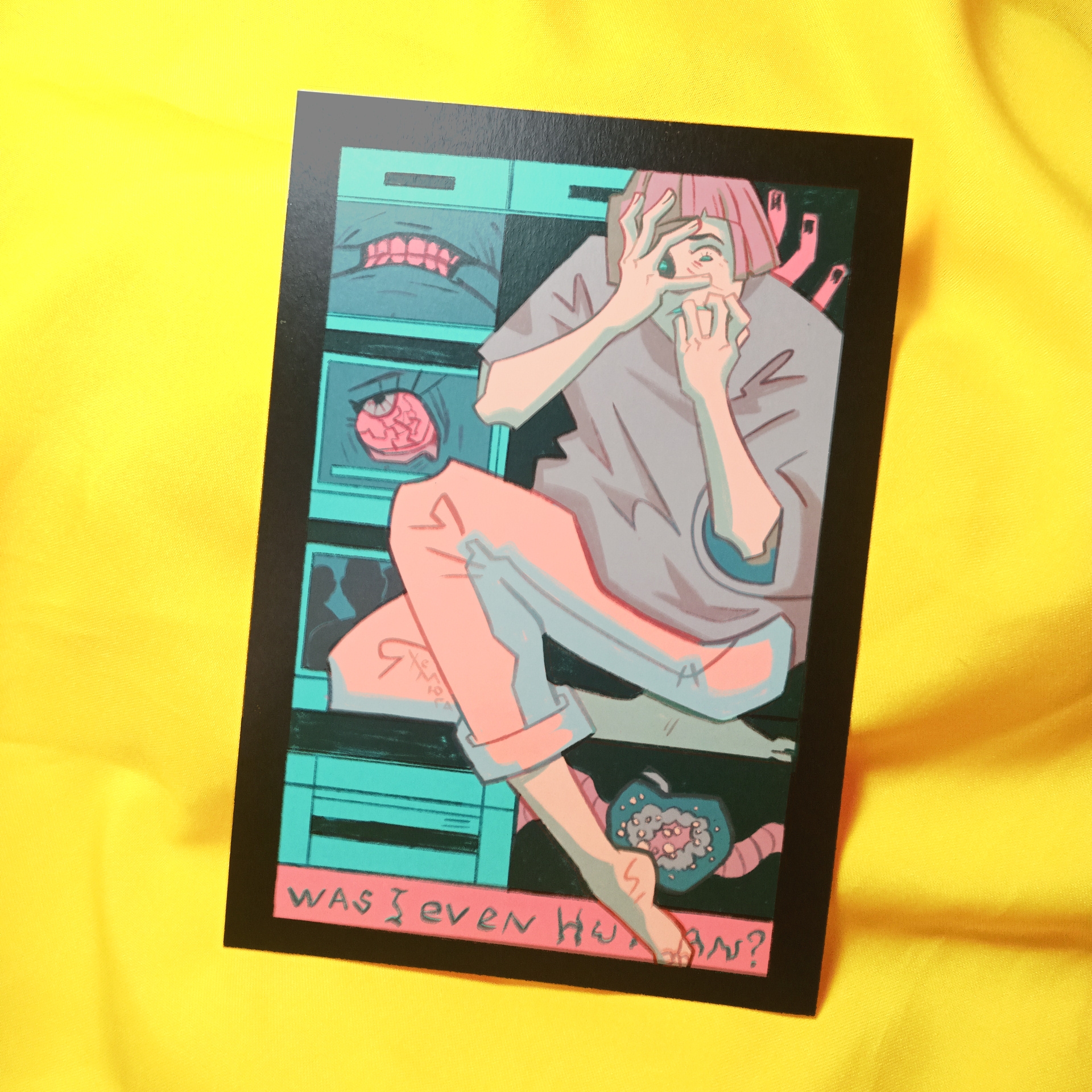 Принт "No, I'm not a Human"