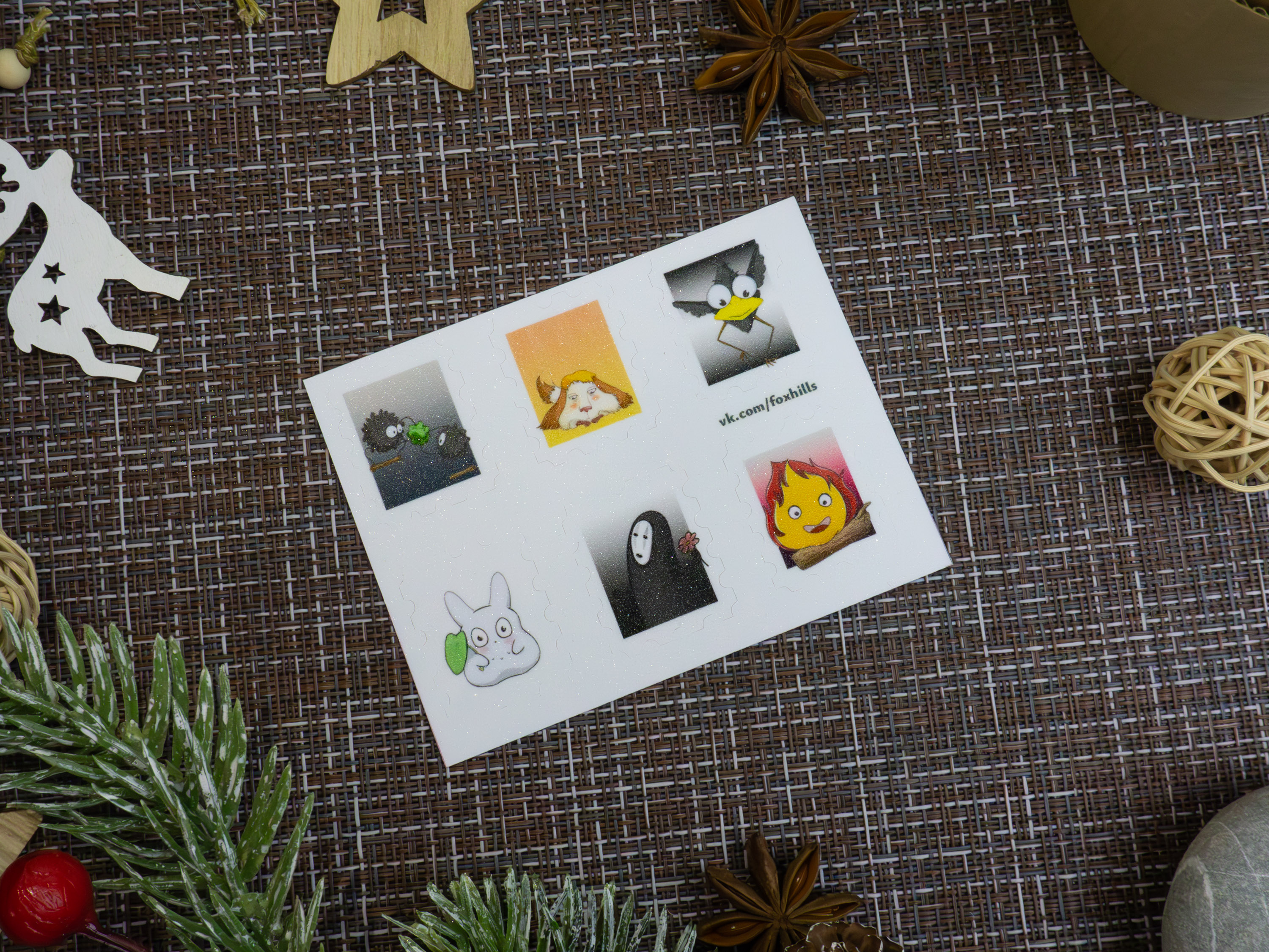 Стикерпак "Марки Ghibli"