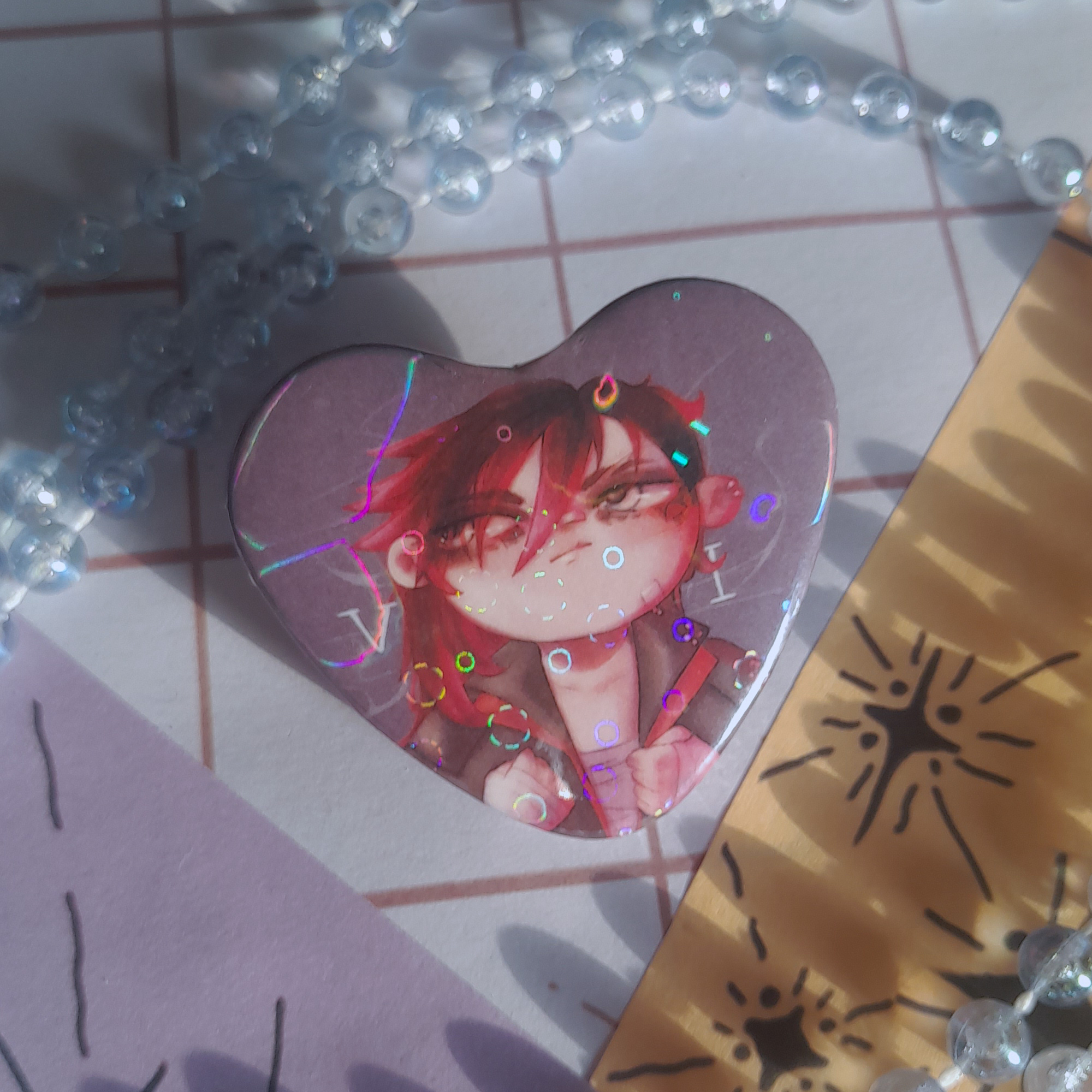 значок закатной мини-сердечко "вай"