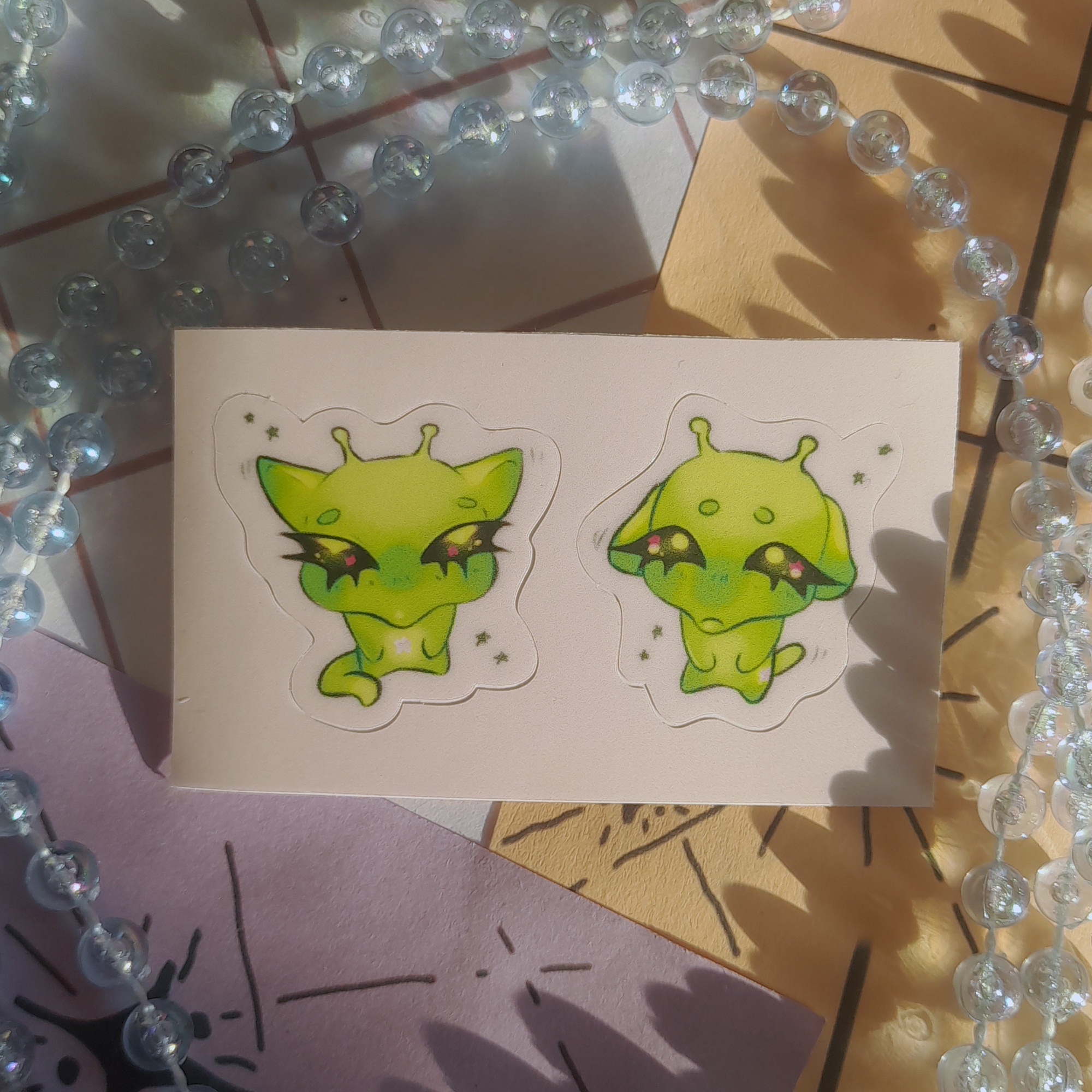 одиночный стикер "глорпи"