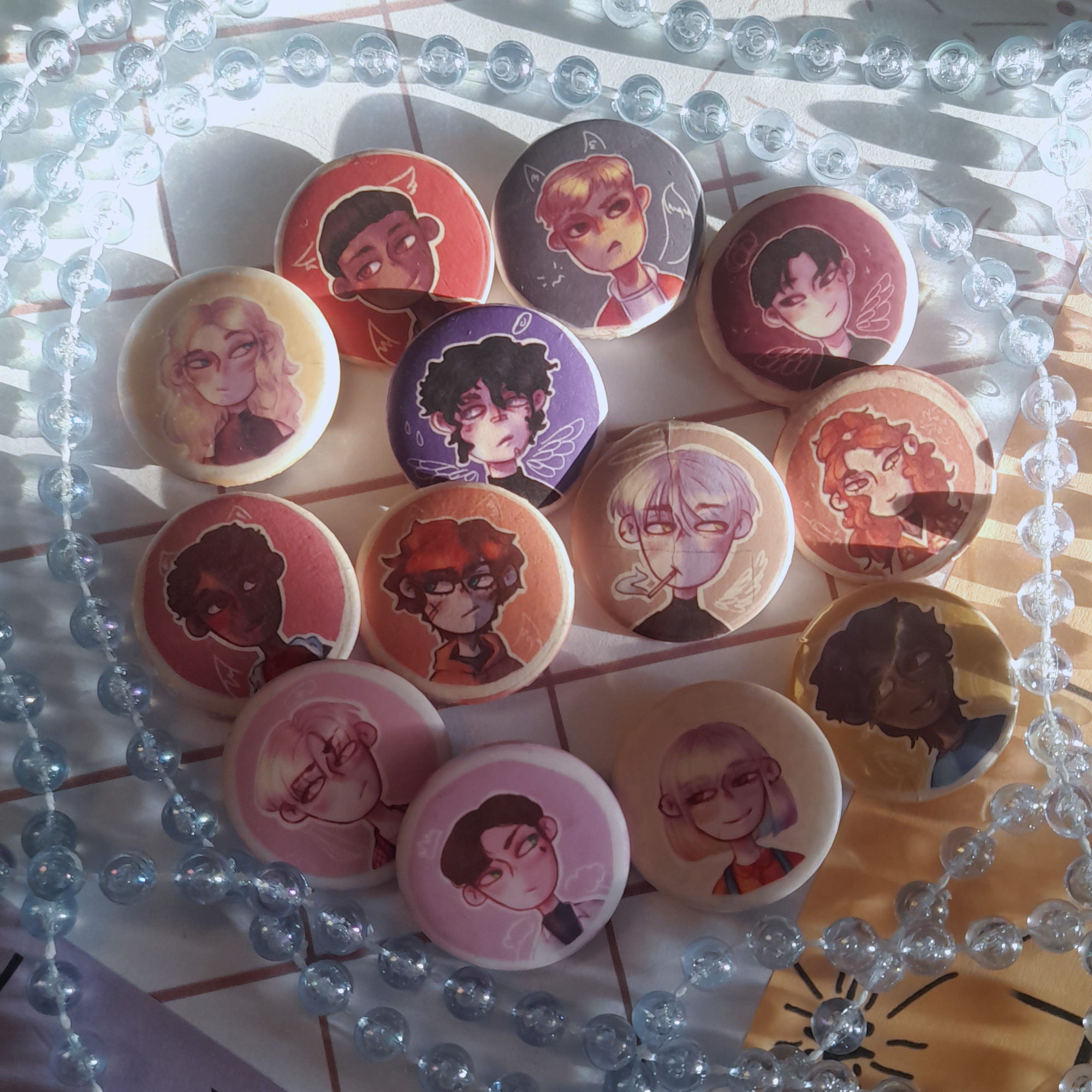 Гача AFTG значки 25мм