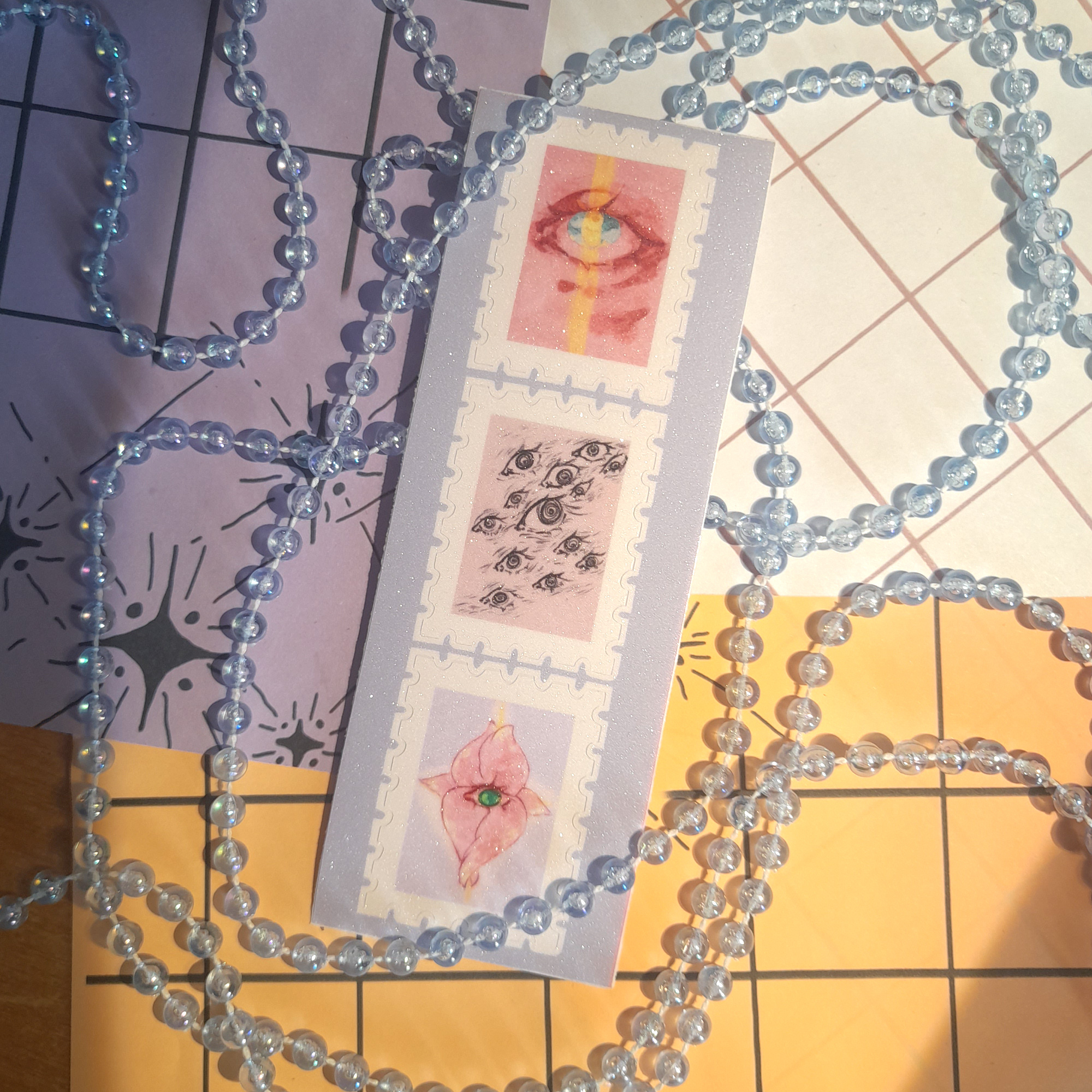 стикер-пак марки глаза