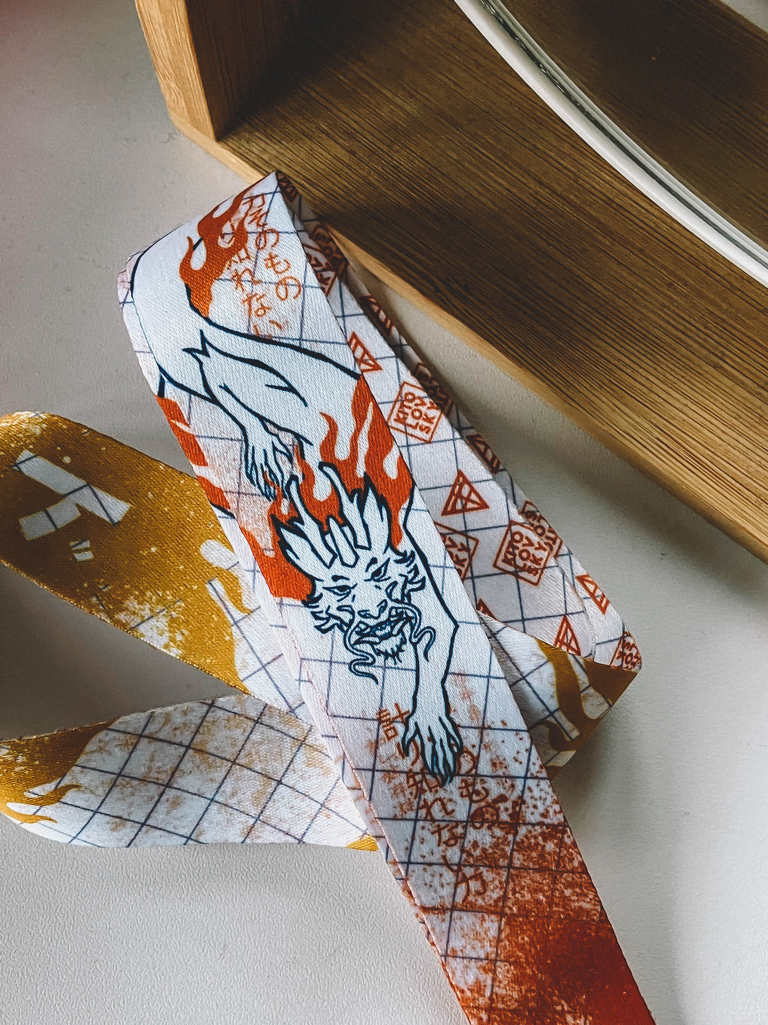 лента д/бейджа дракон файр