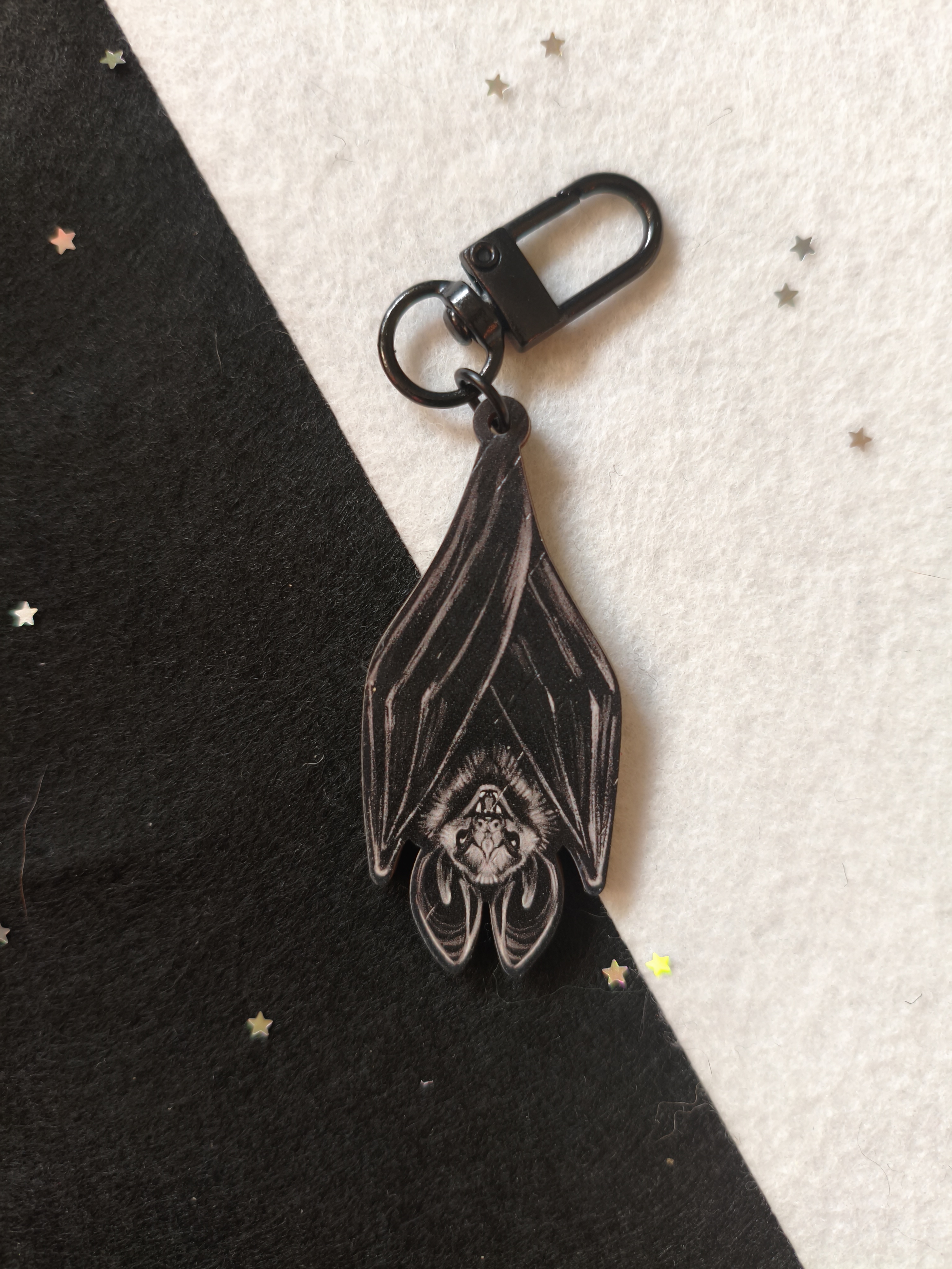 Брелок дерево летучая мышь