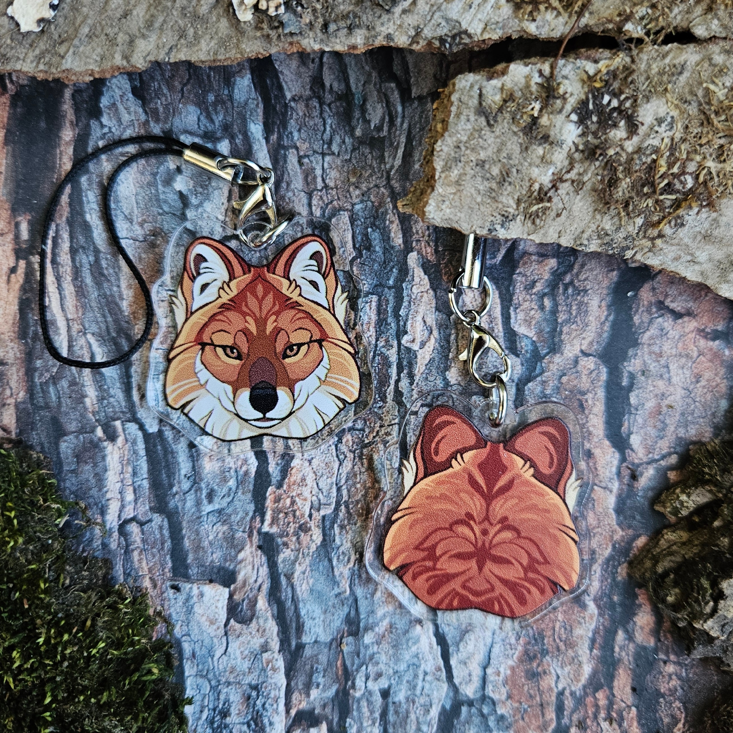 Подвеска "Красный волк"