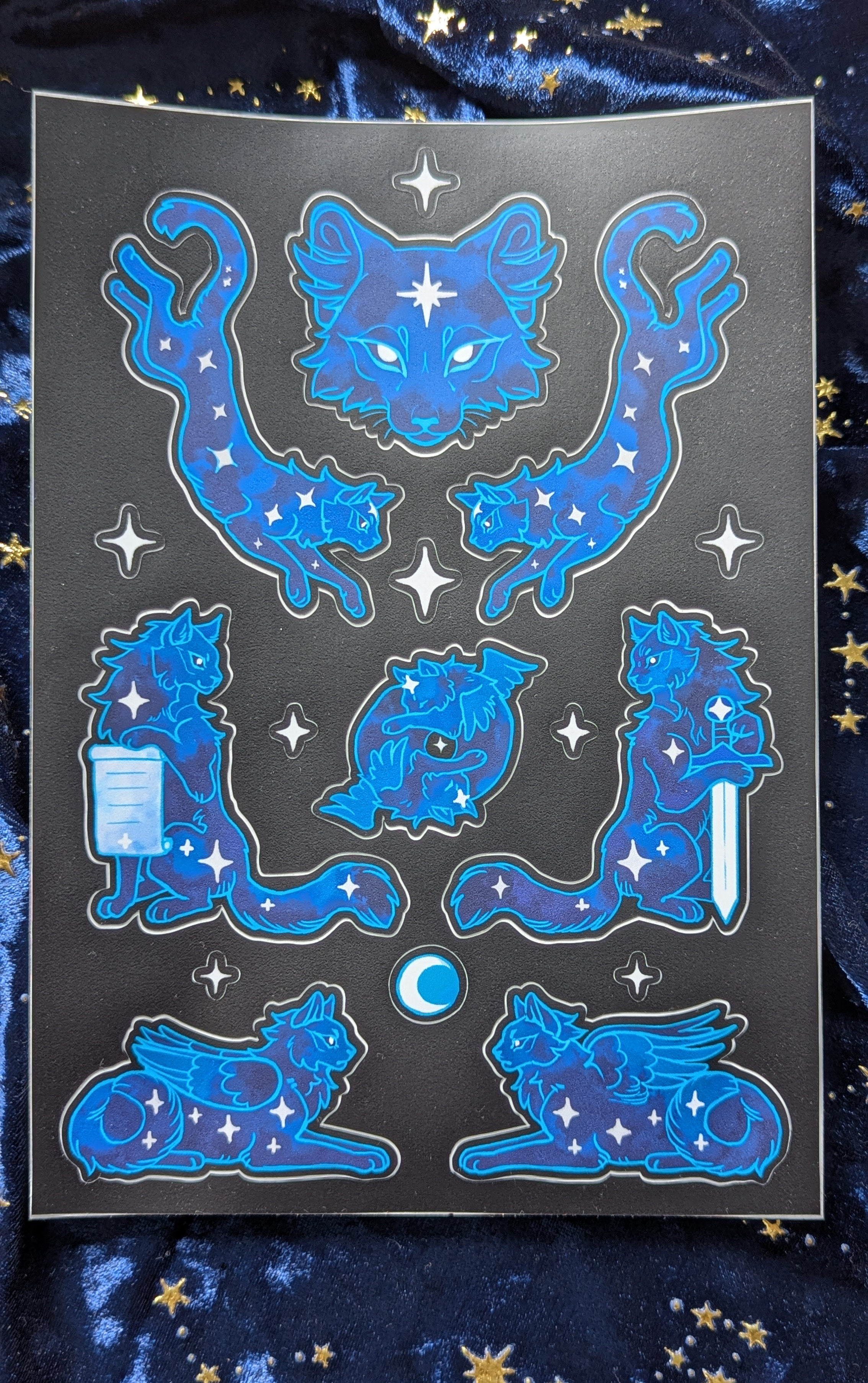 Стикерпак А5 коты воители