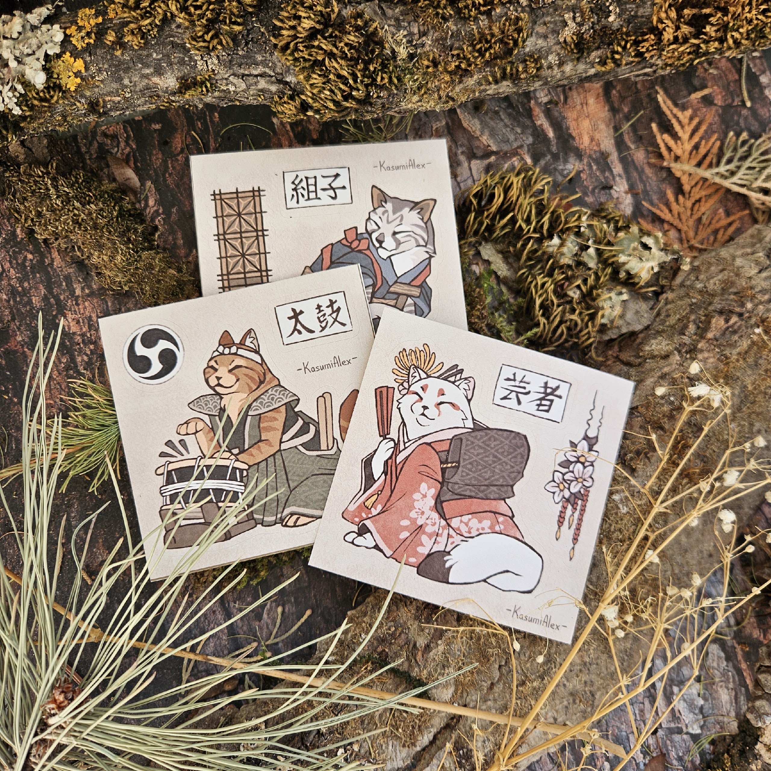 Стикерсет "Японские ремесла"