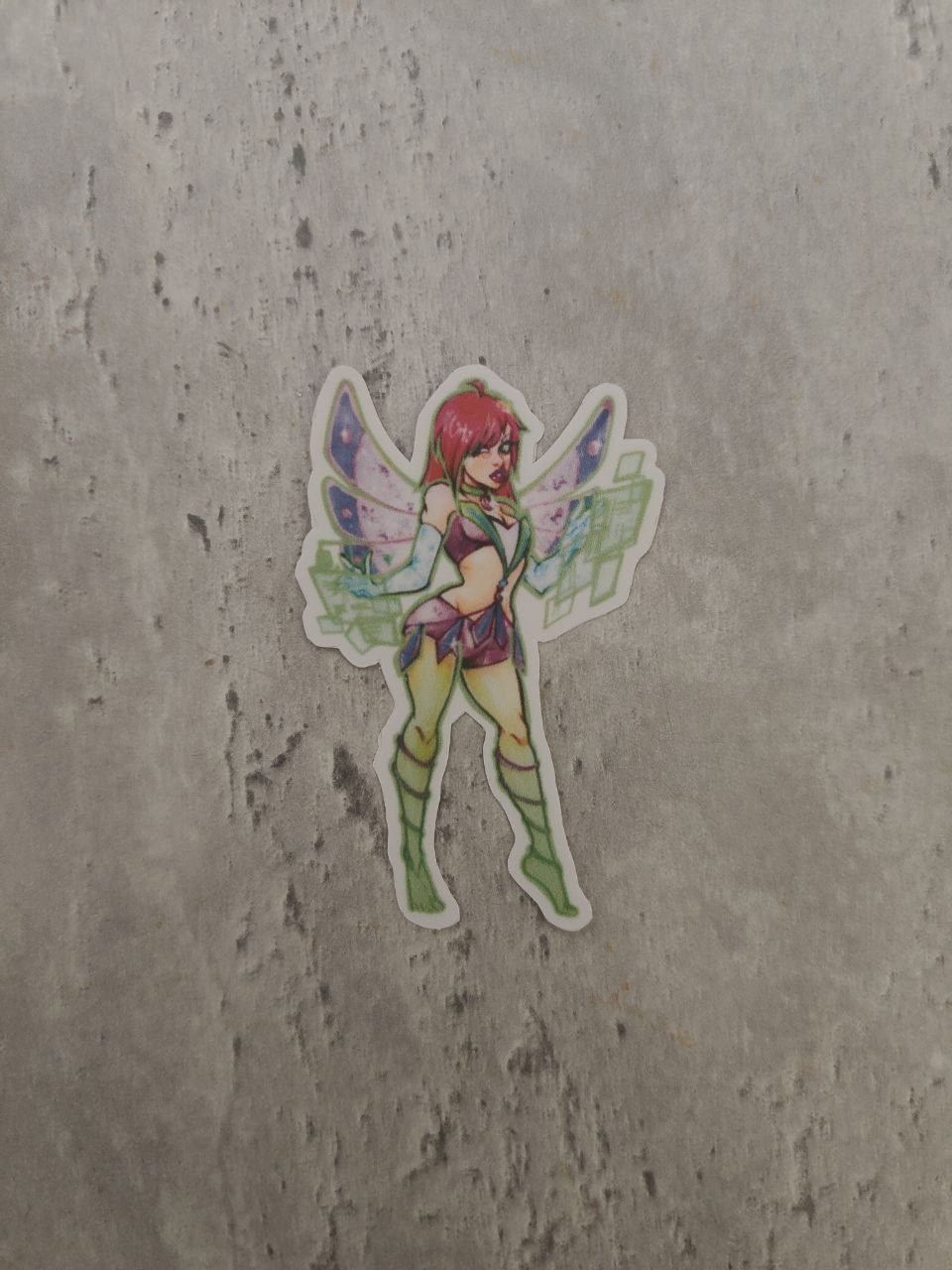 Стикер 7 на 7 Текна Энчантикс