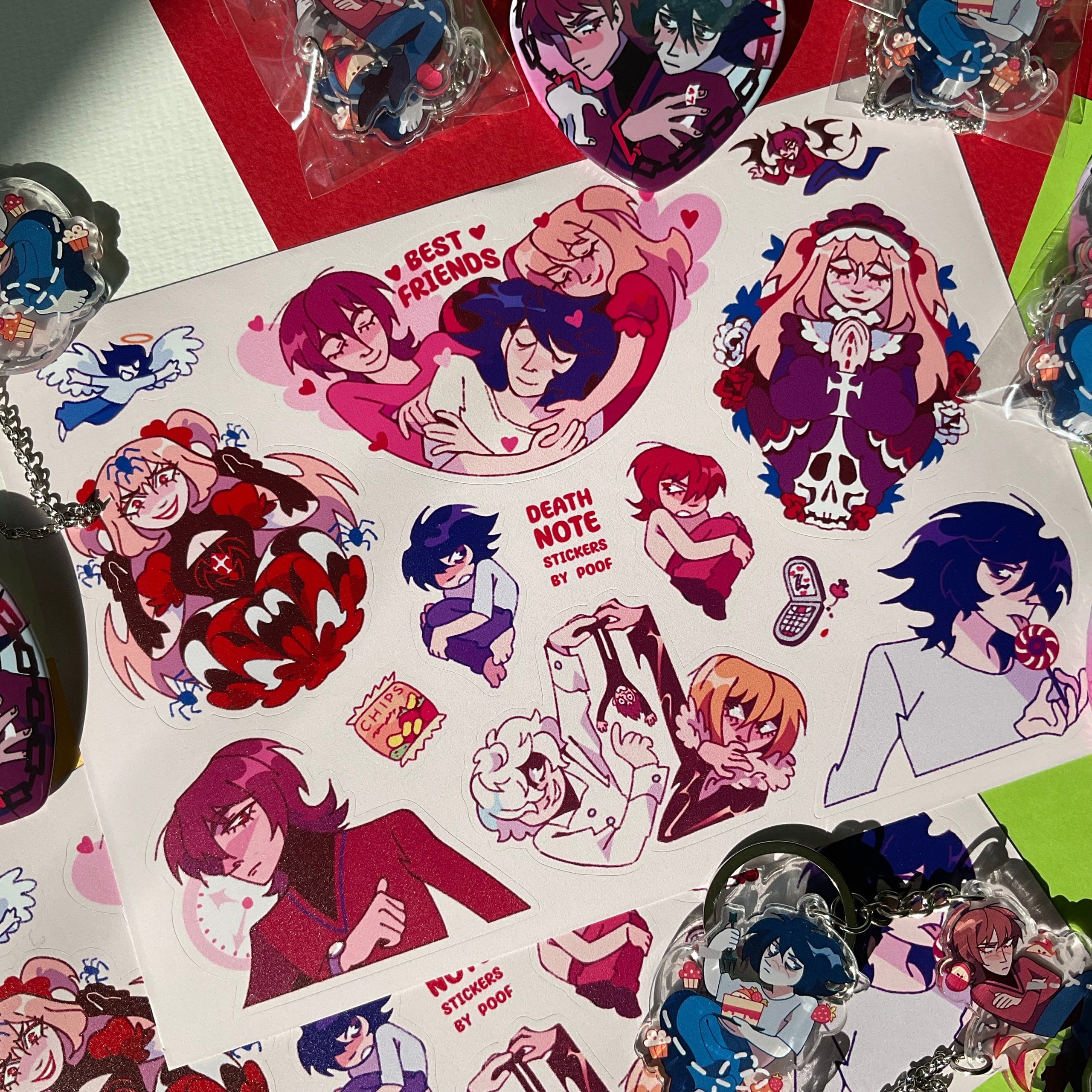 Наклейки Тетрадка смерти