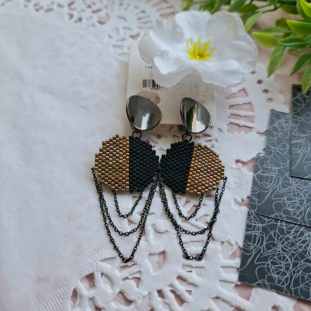 Сережки "Диско" круг