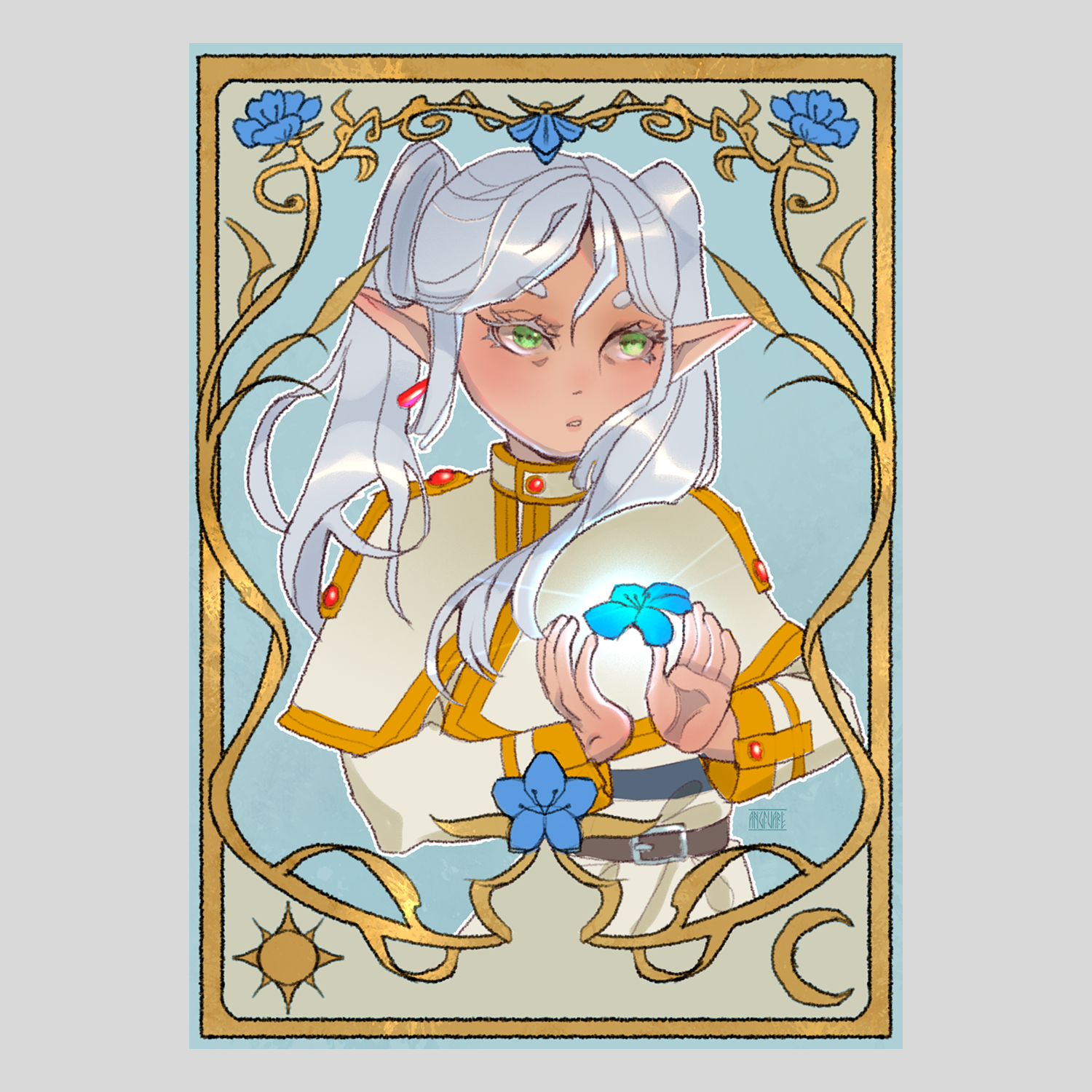 Принт "Фрирен"