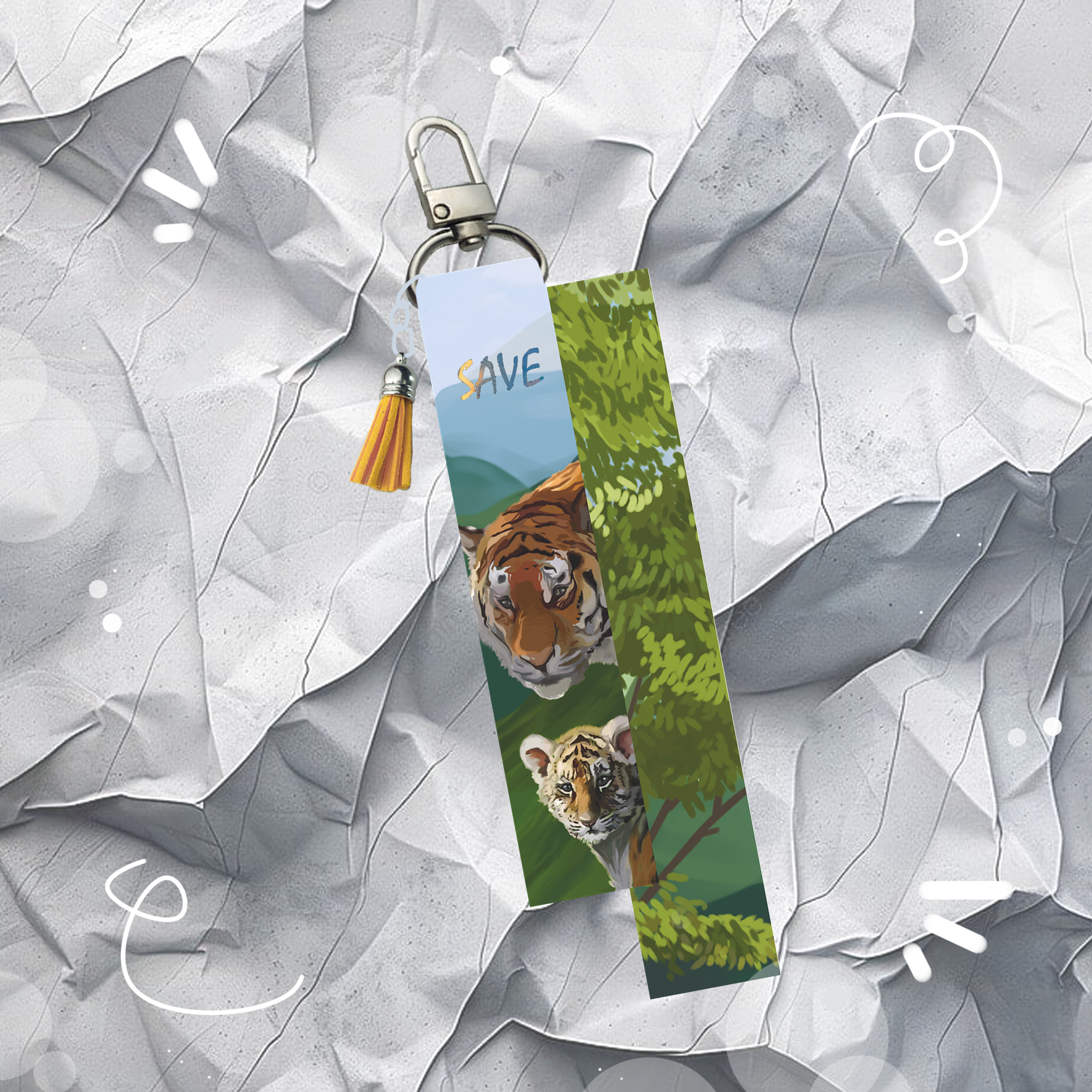 Лента Sky «Амурские тигры» с подвеской