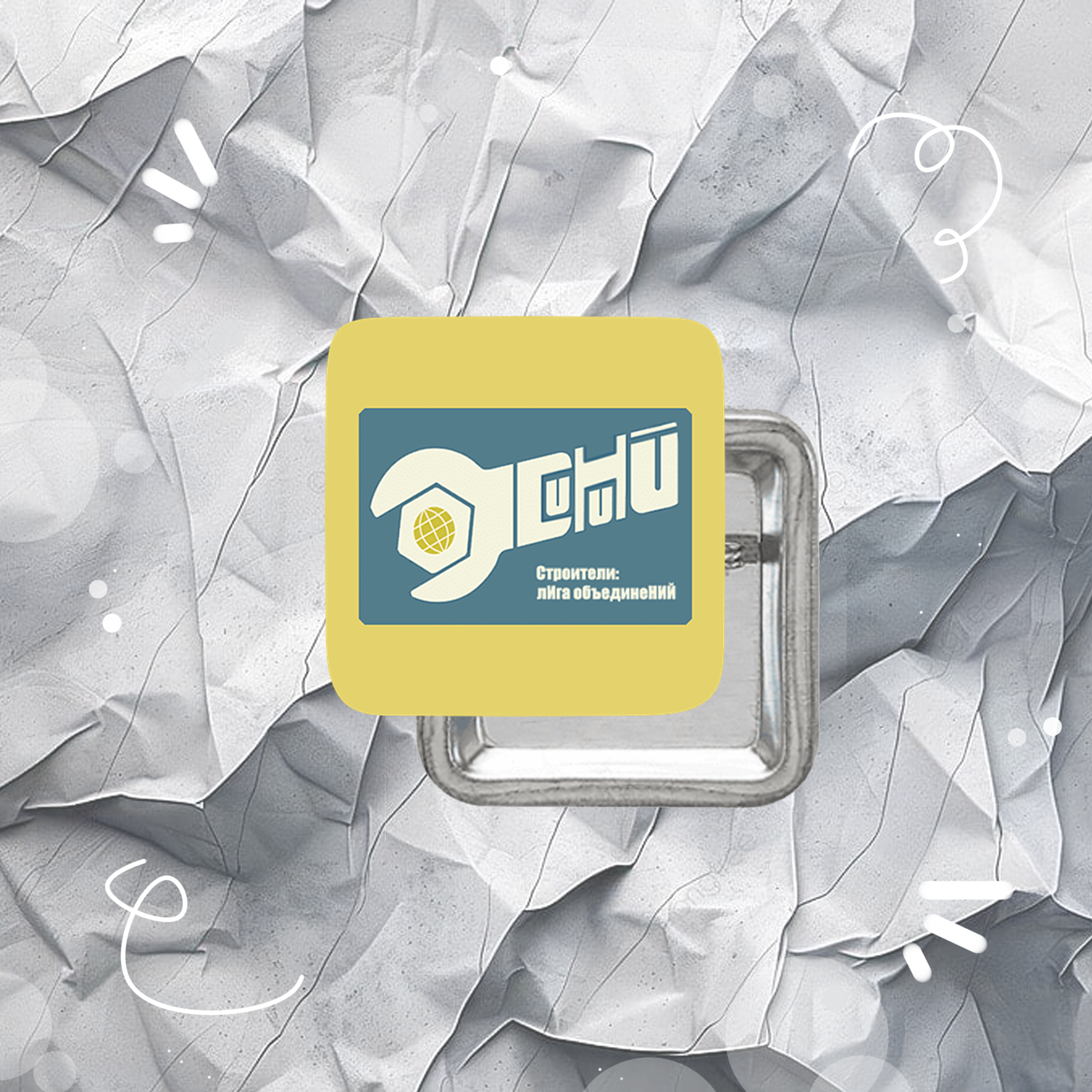 Значок 37мм "TF2 команды" (синий)