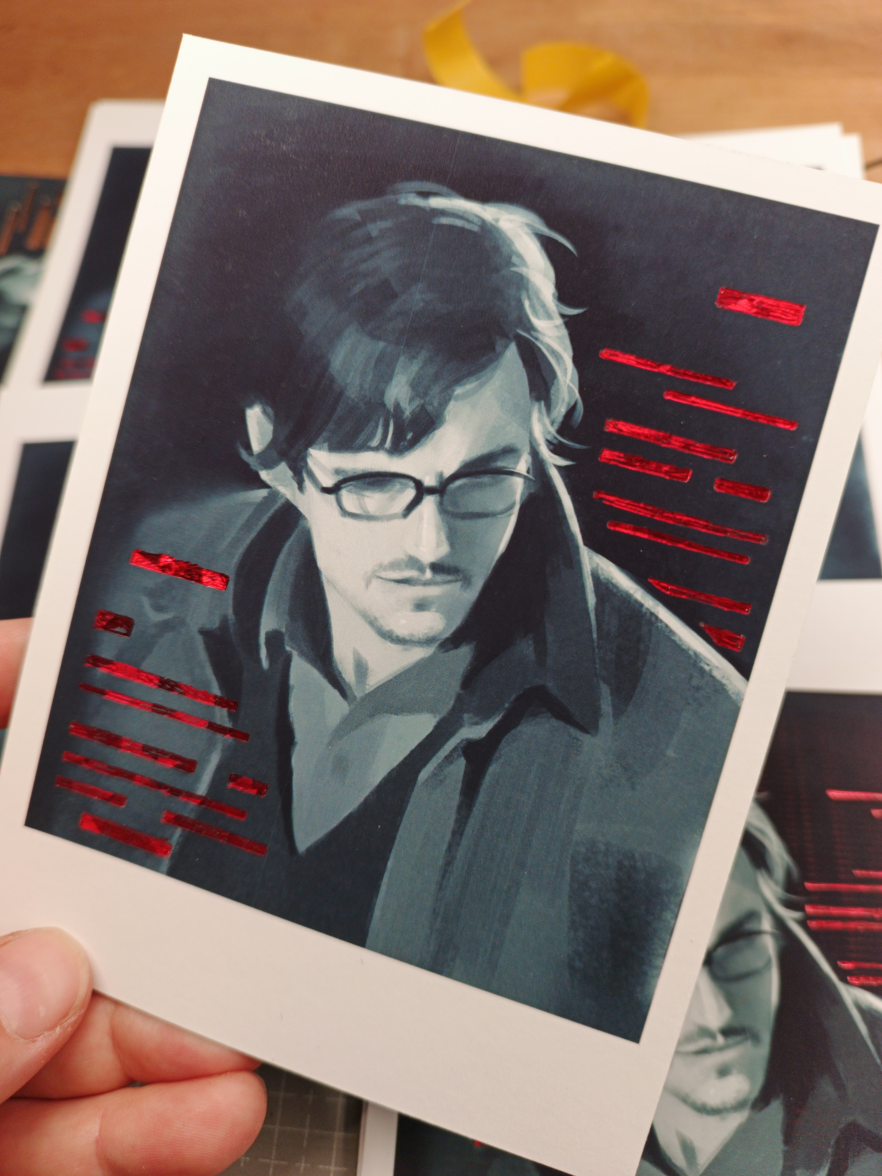 Принт-поларойд с фольгированием "Уилл"