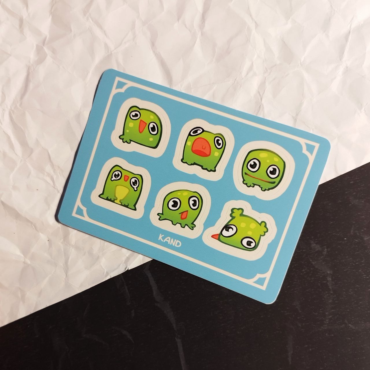 Стикерпак "Жаби"