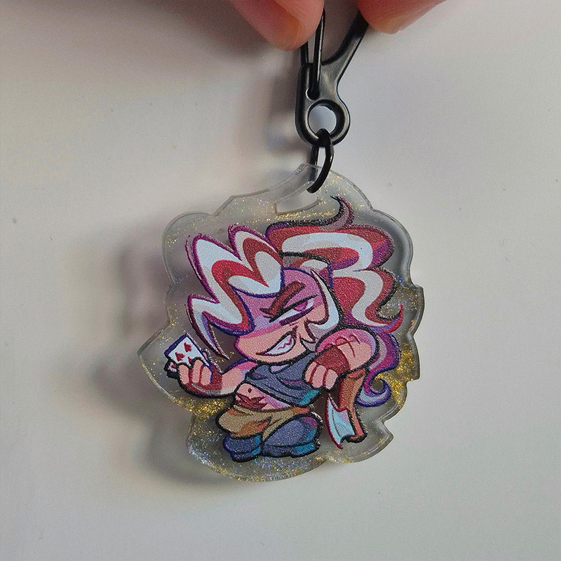 Брелок "Тейт Фрост" Блестящий акрил