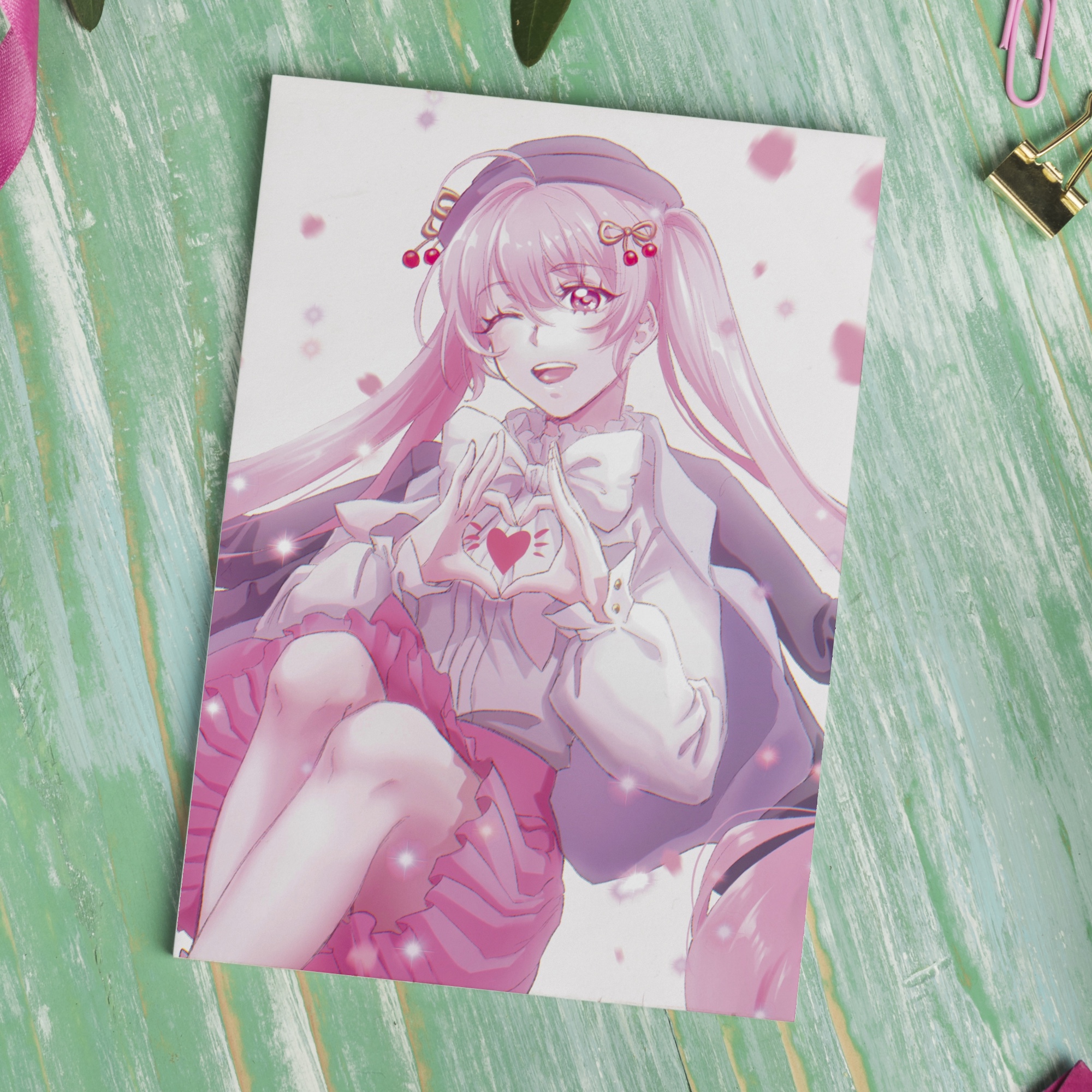 Открытка Мику