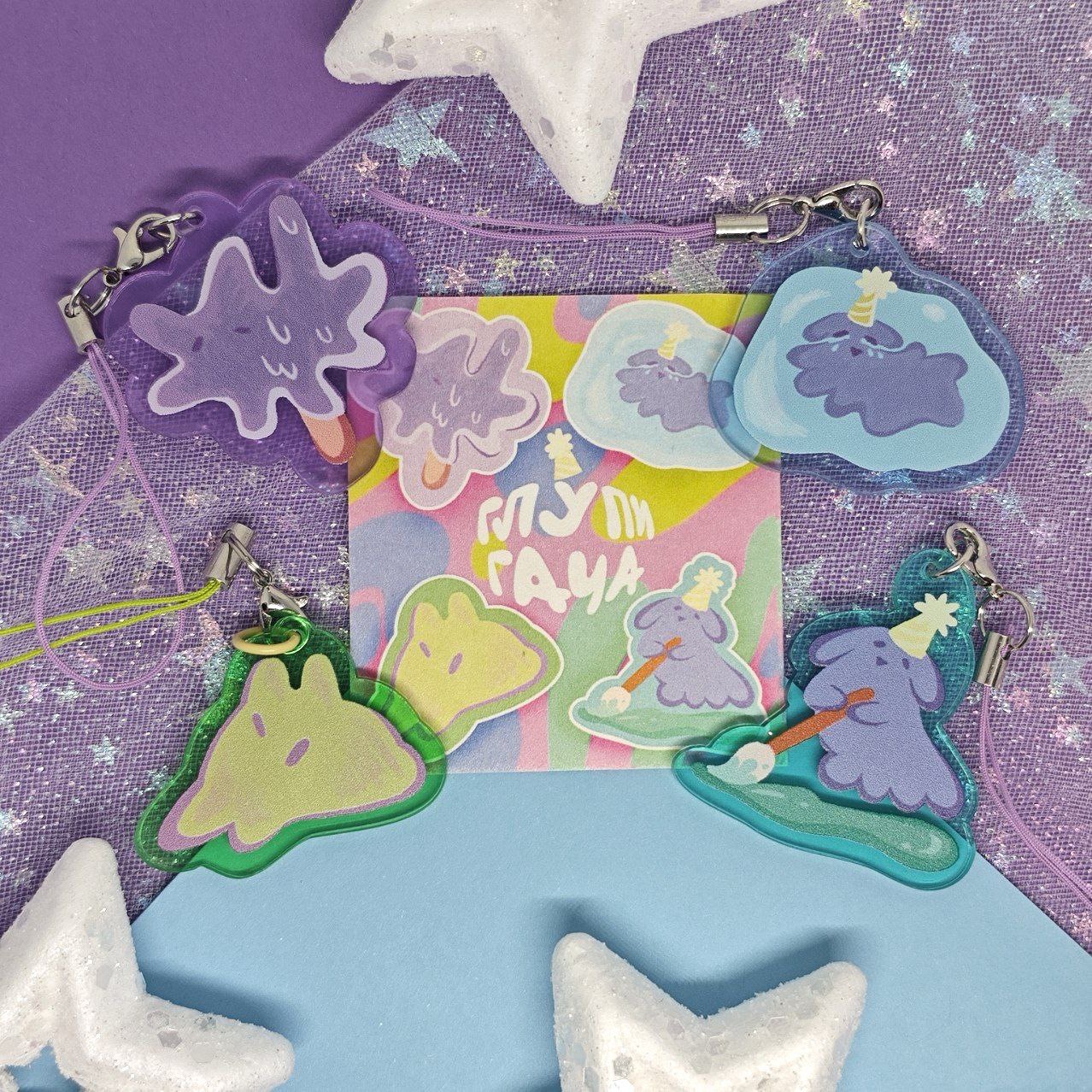 Брелок Глупи Гача 4см