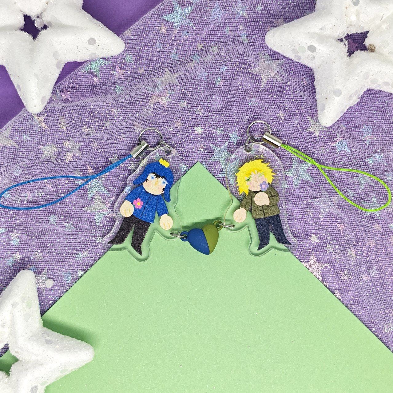 Брелки парные Creek 4см