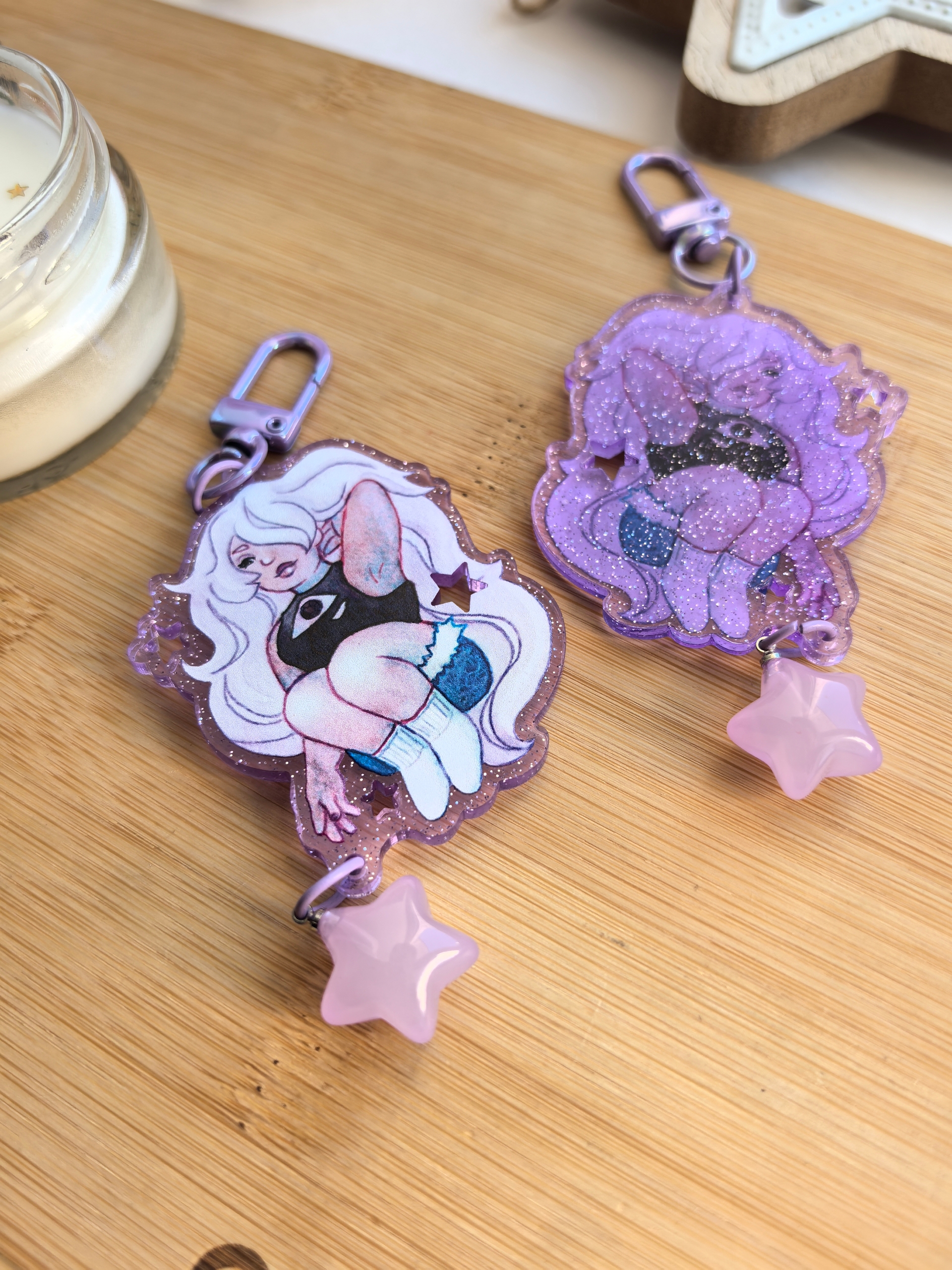 Брелок Аметист, 6 см