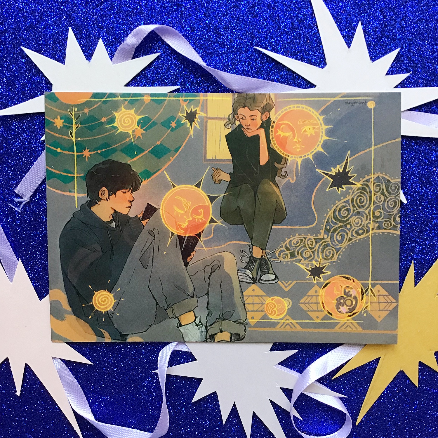 Открытка Небесные тела