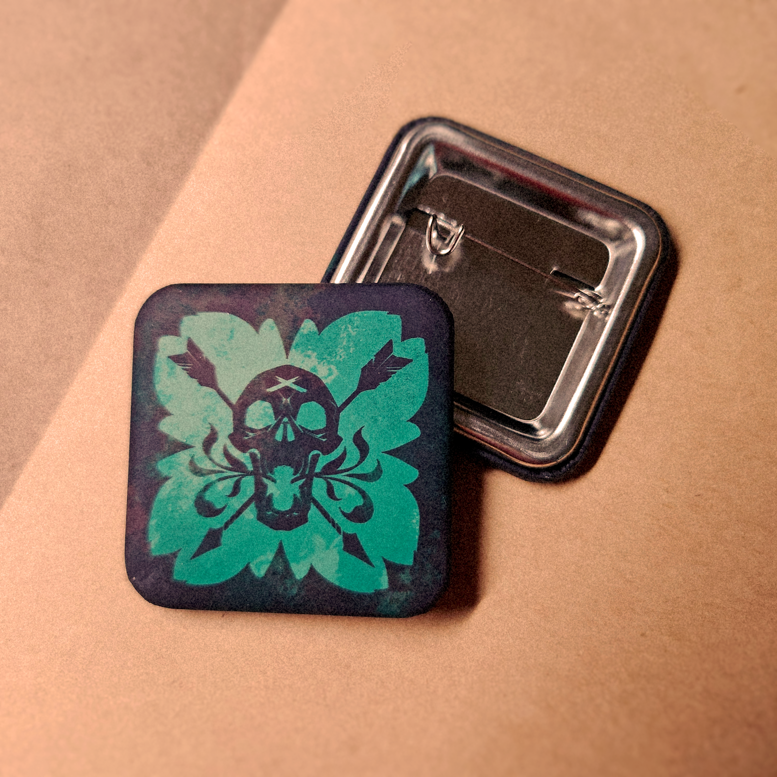 Значок “Череп” квадрат