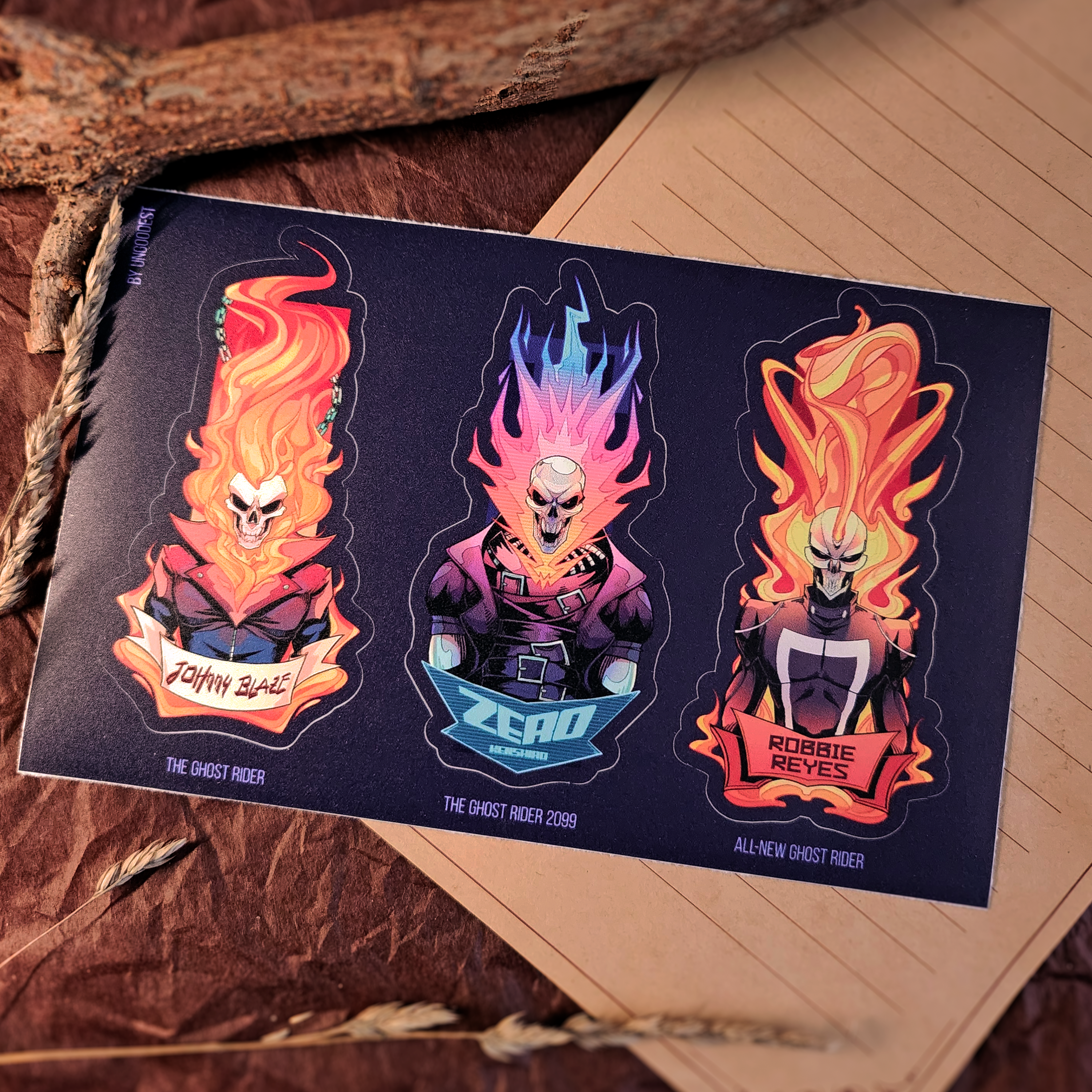 Стикерпак "Призрачные гонщики"