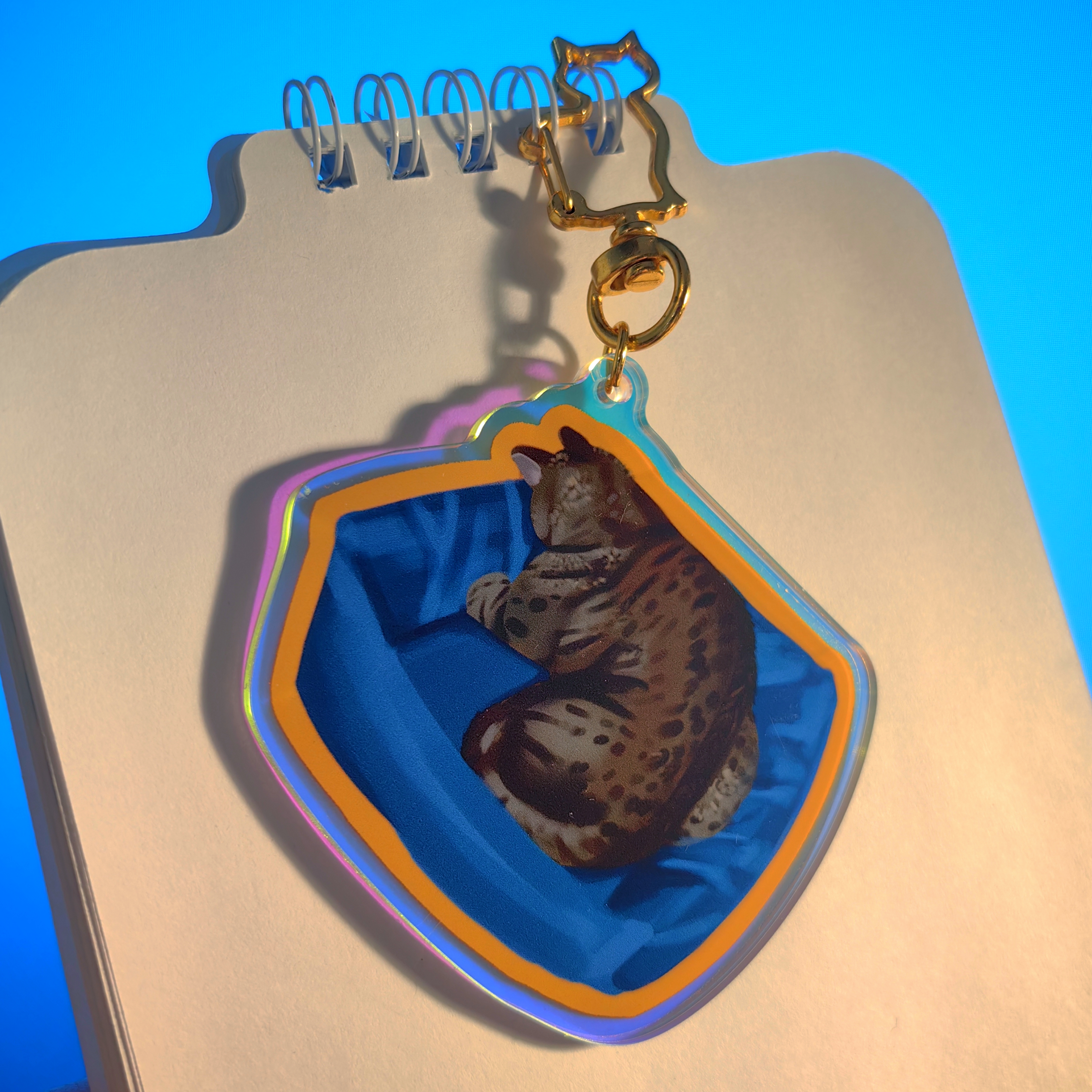 Брелок Спящий котик